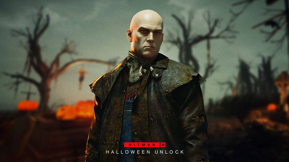 Hitman Absolution HD, Halloween, bald assassin, SD Desktop Wallpaper