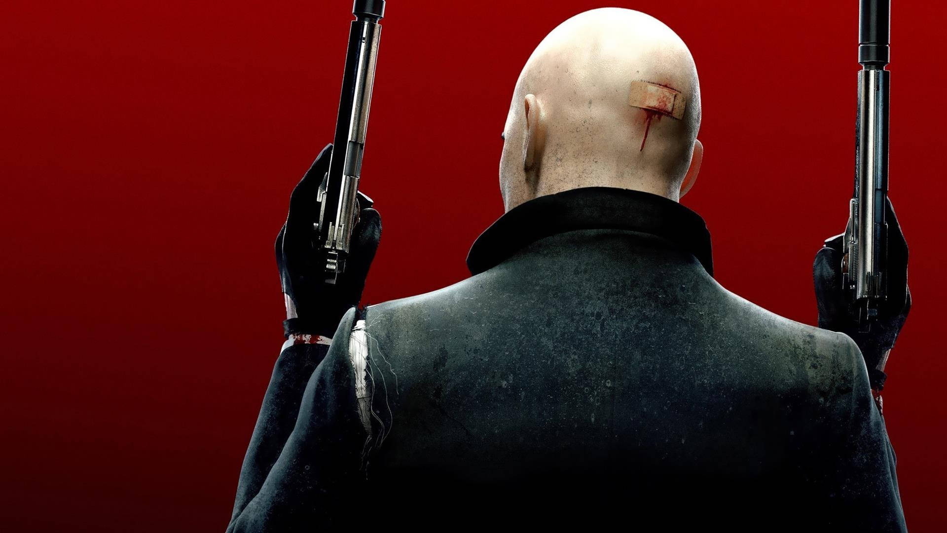 Hitman Absolution HD, bald head, black coat, Full HD Desktop Wallpaper