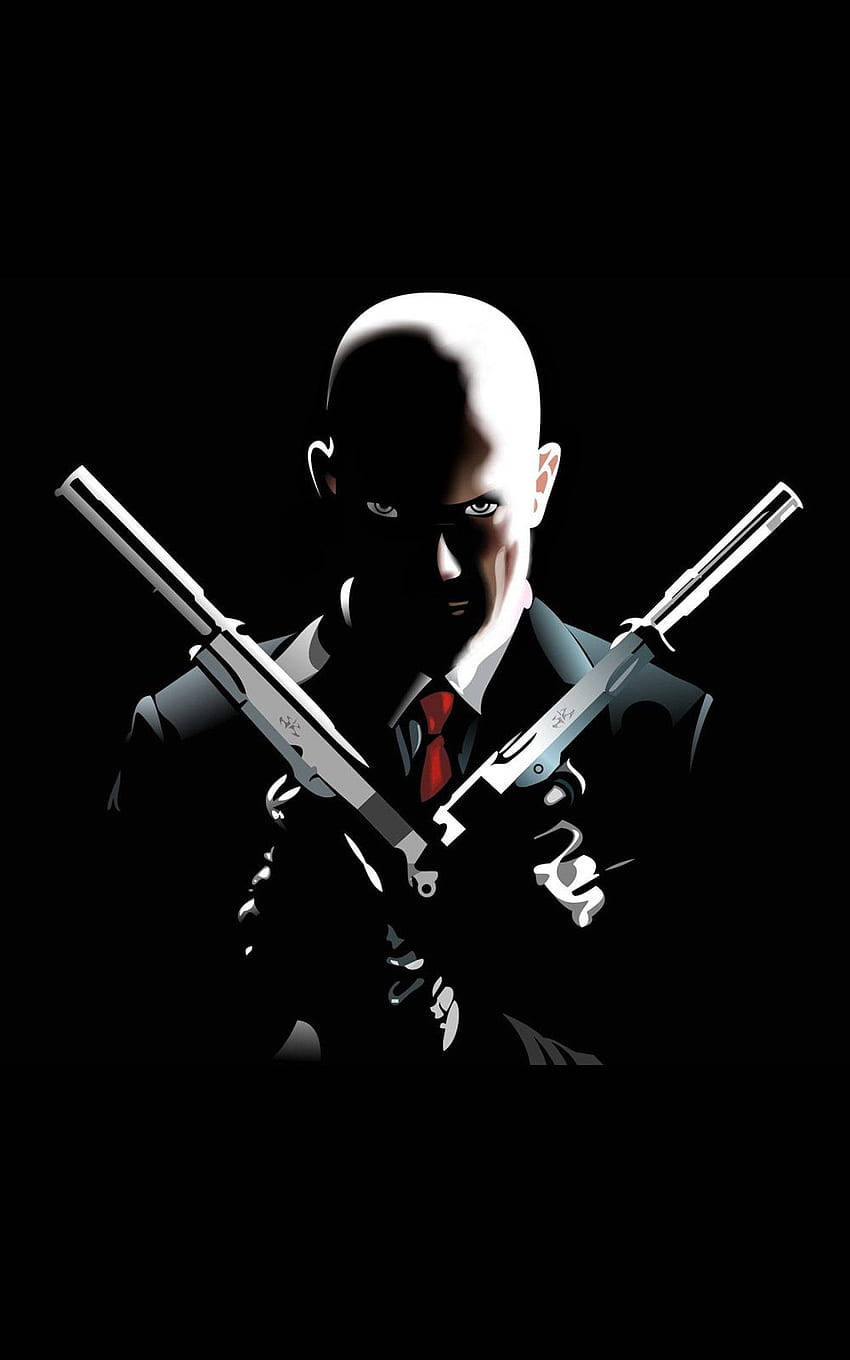 Hitman, bald man, suit, HD Phone Wallpaper