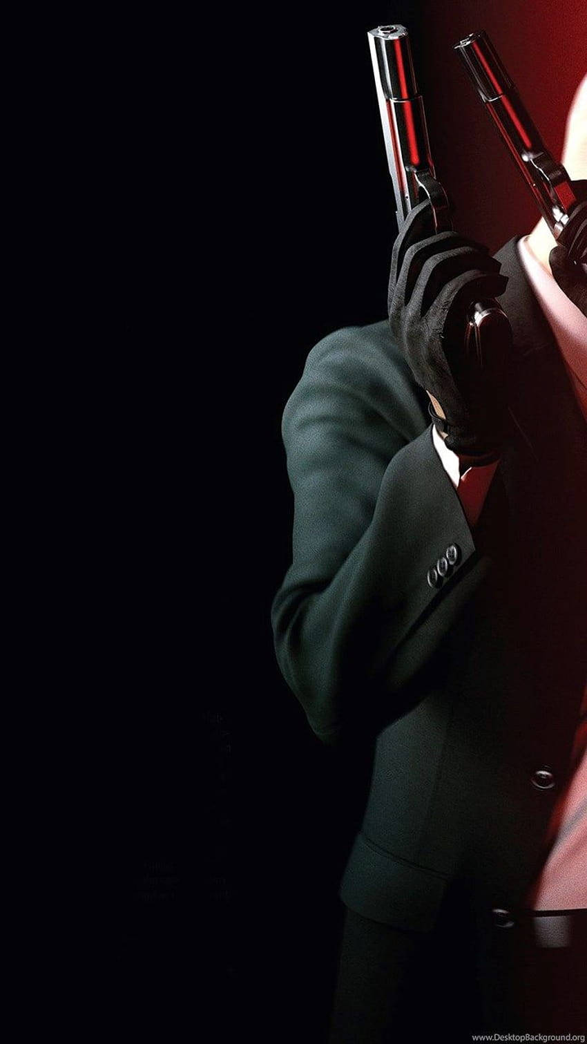 Hitman, dark suit, gloves, HD Phone Wallpaper