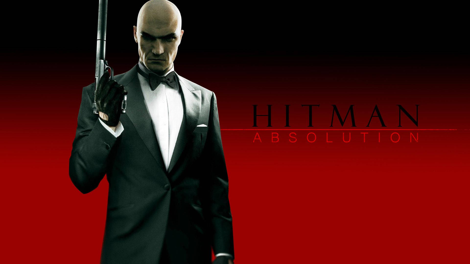 Hitman Absolution, bald man, black tuxedo, Full HD Desktop Wallpaper