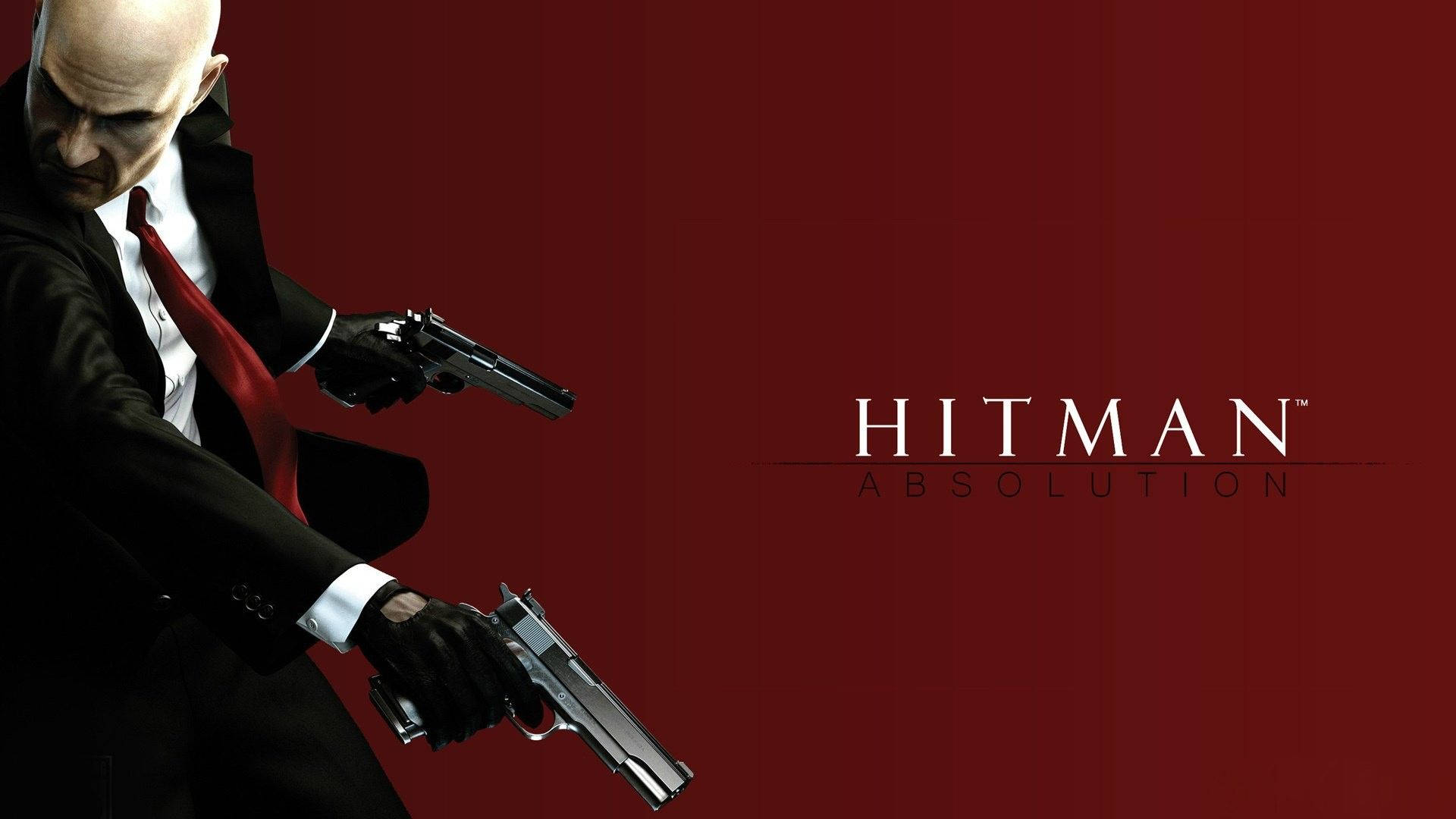 Hitman Absolution, bald assassin, black suit, Full HD Desktop Wallpaper