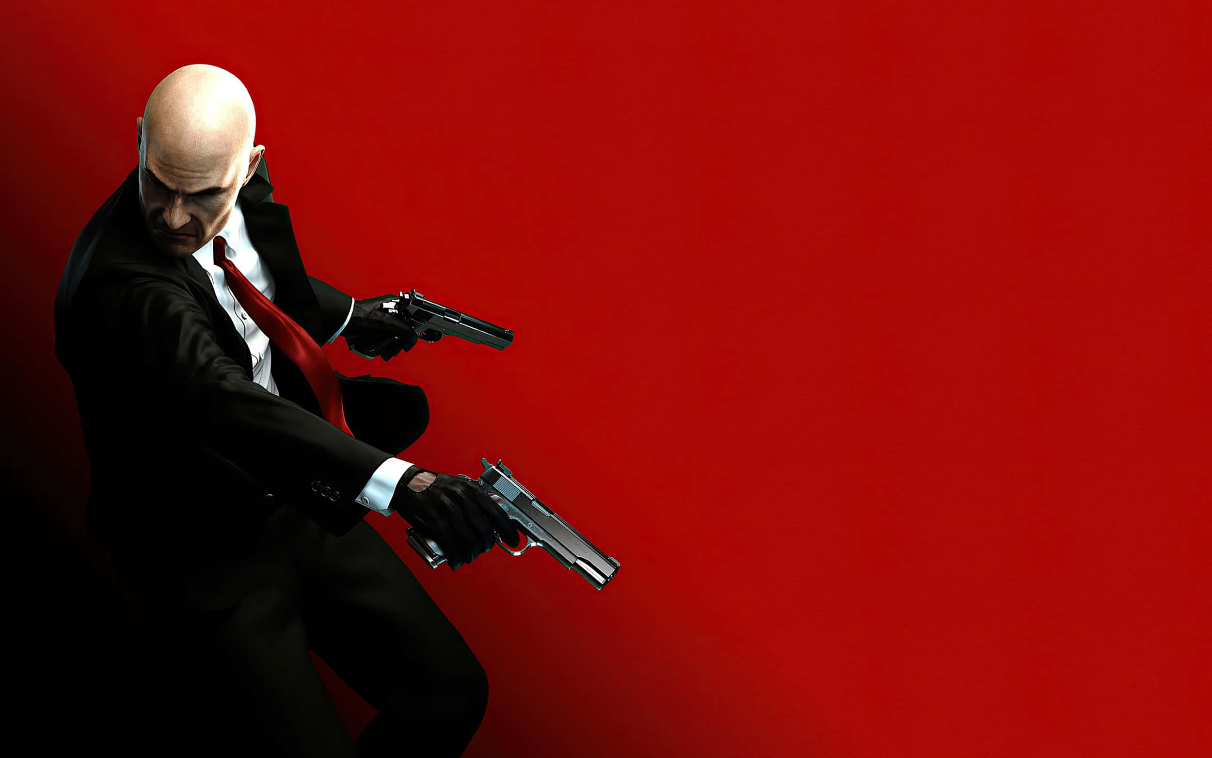 Agent 47, Hitman 3, black suit, Full HD Desktop Wallpaper
