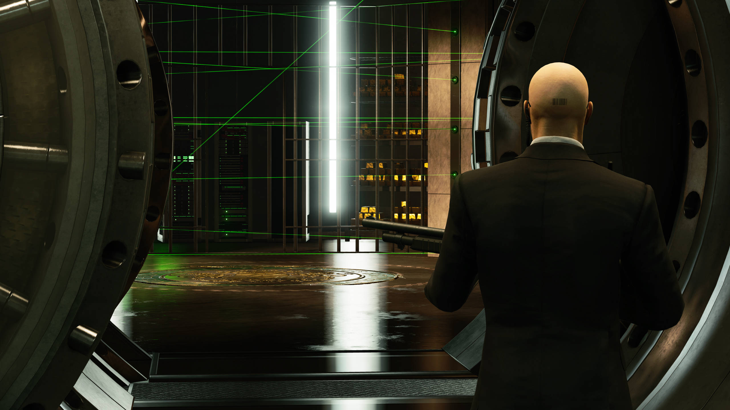 Hitman 2, Agent 47, vault, 2K Desktop Wallpaper