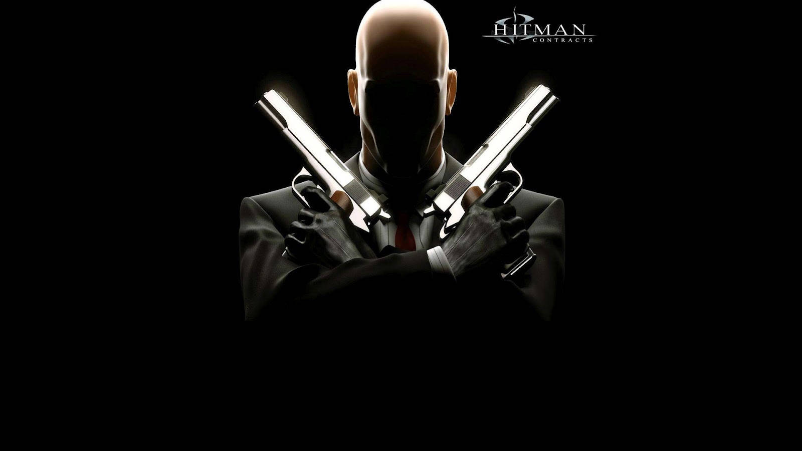 Hitman Contracts, bald masked assassin, suit, HD Desktop Wallpaper