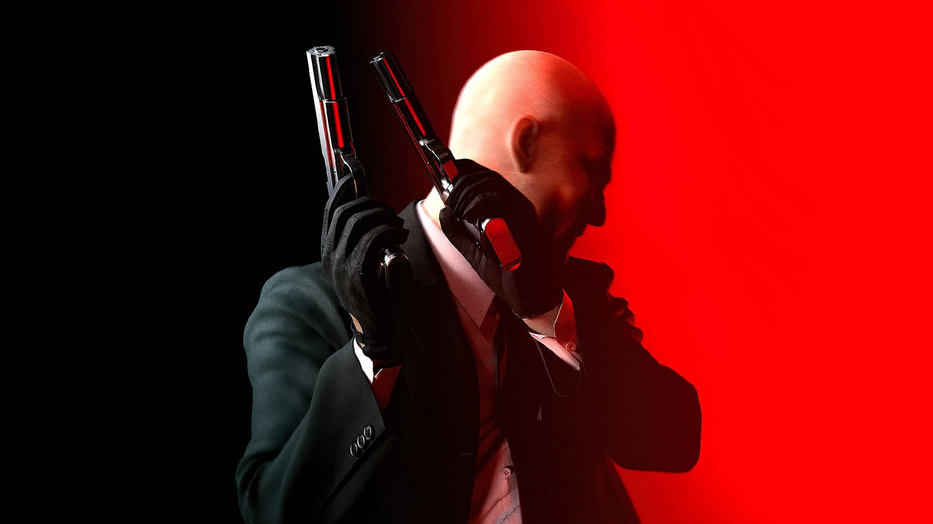 Hitman Contracts, bald man, suit, Full HD Desktop Wallpaper