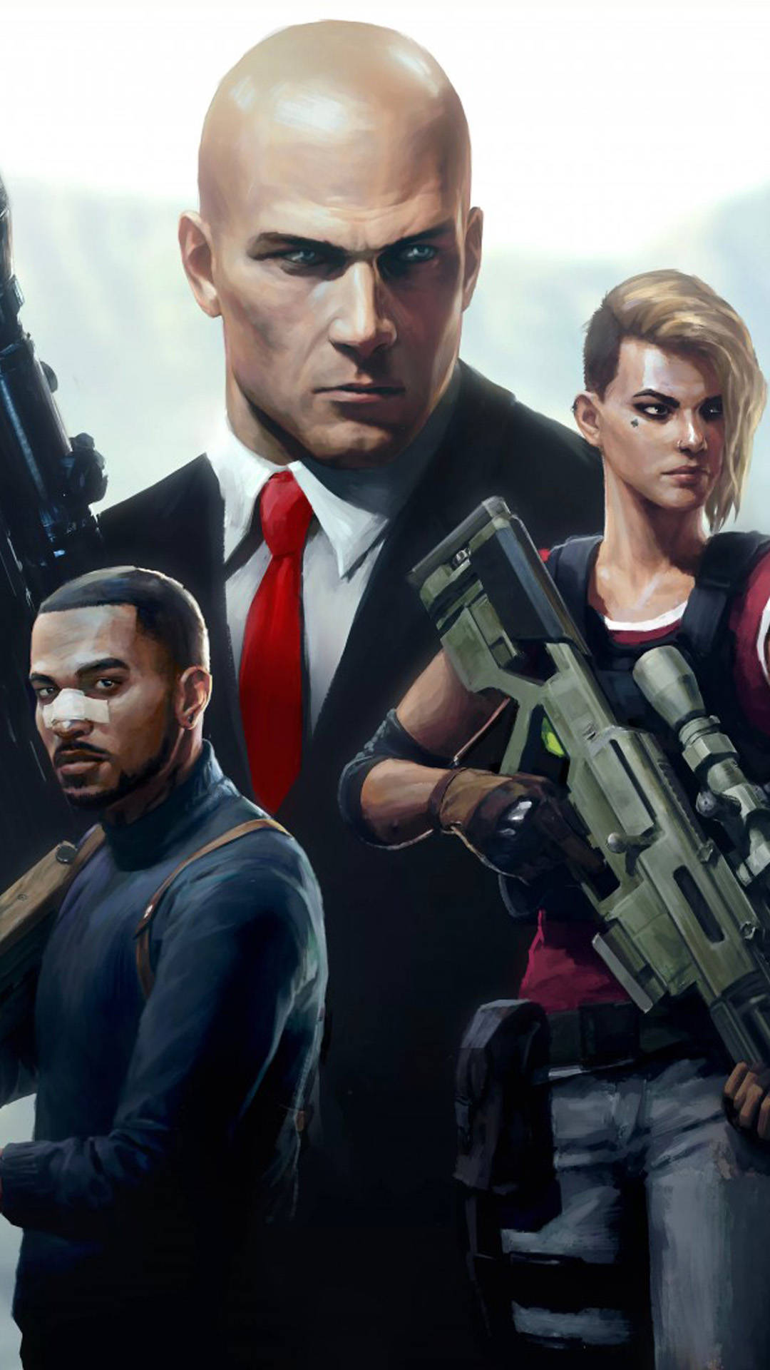 Hitman Phone, mercenaries, tactical gear, Full HD Phone Wallpaper