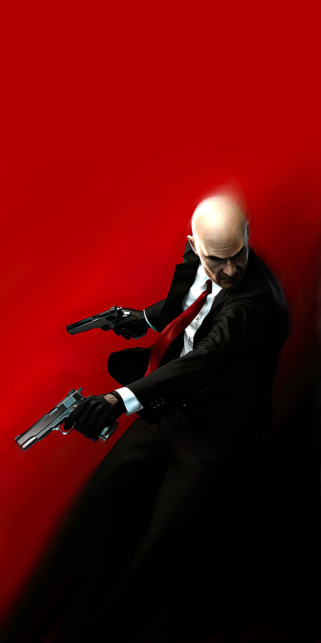 Hitman, bald man, black suit, Full HD Phone Wallpaper