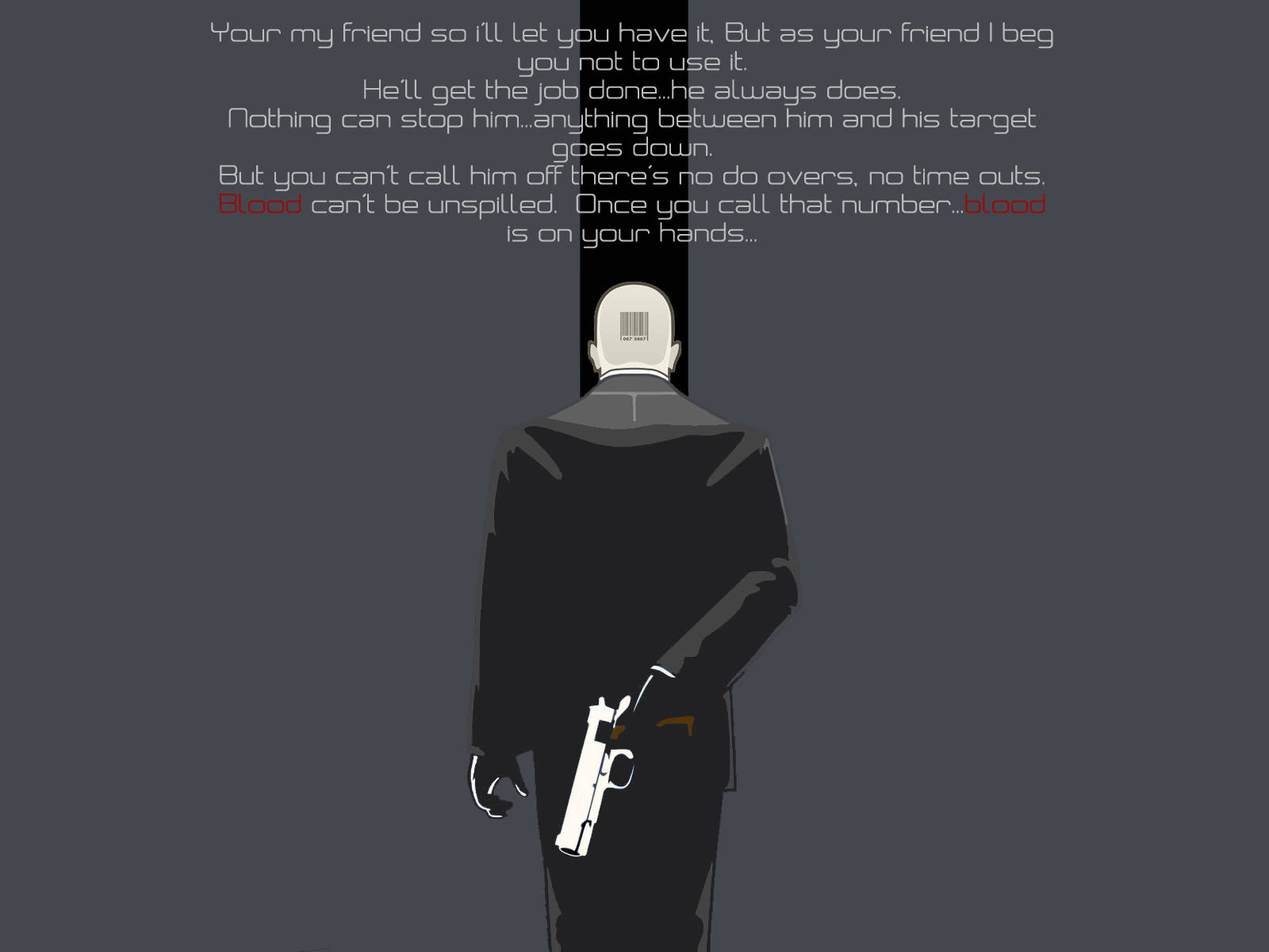 Hitman 2, bald man, black suit, HD Desktop Wallpaper