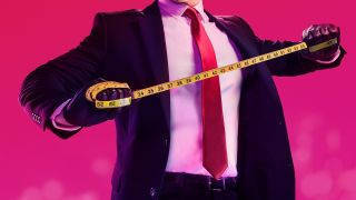 Hitman, meter stick, businessman, SD Desktop Wallpaper