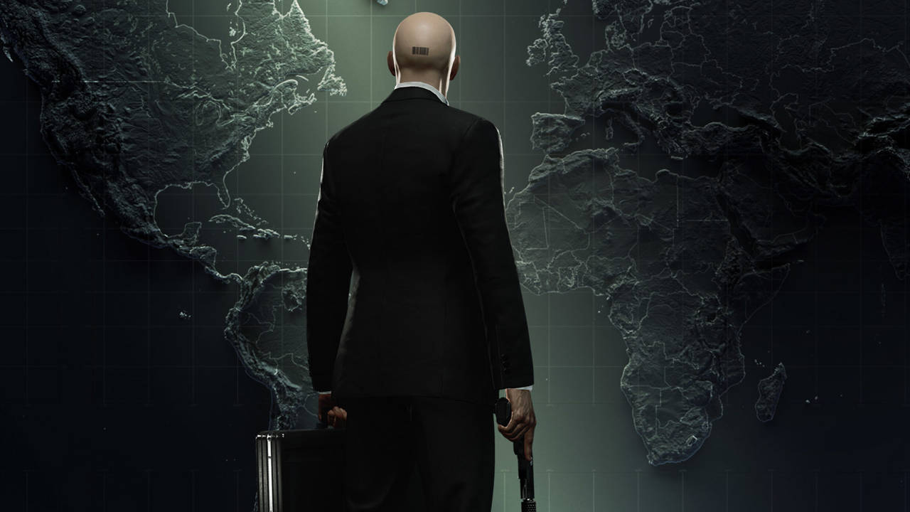 Hitman, black suit, briefcase, HD Desktop Wallpaper