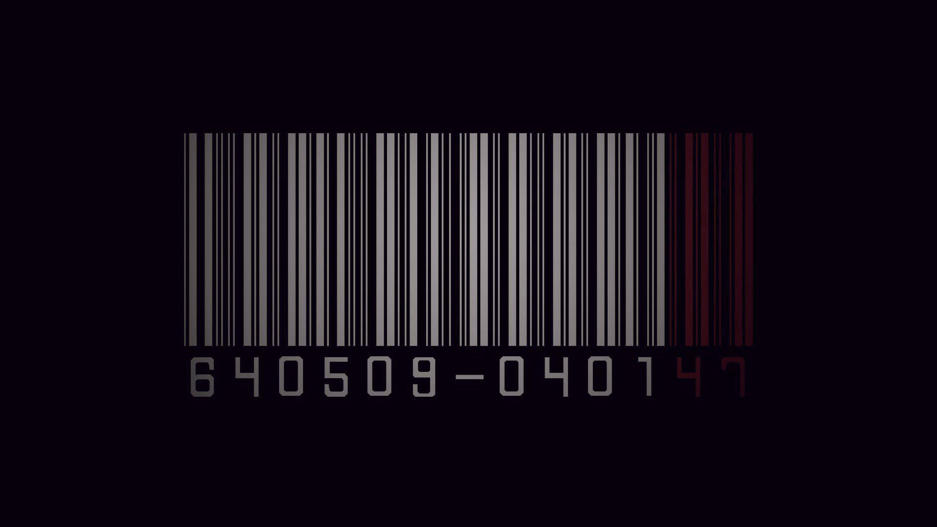 Hitman, barcode, red stripes, Full HD Desktop Wallpaper