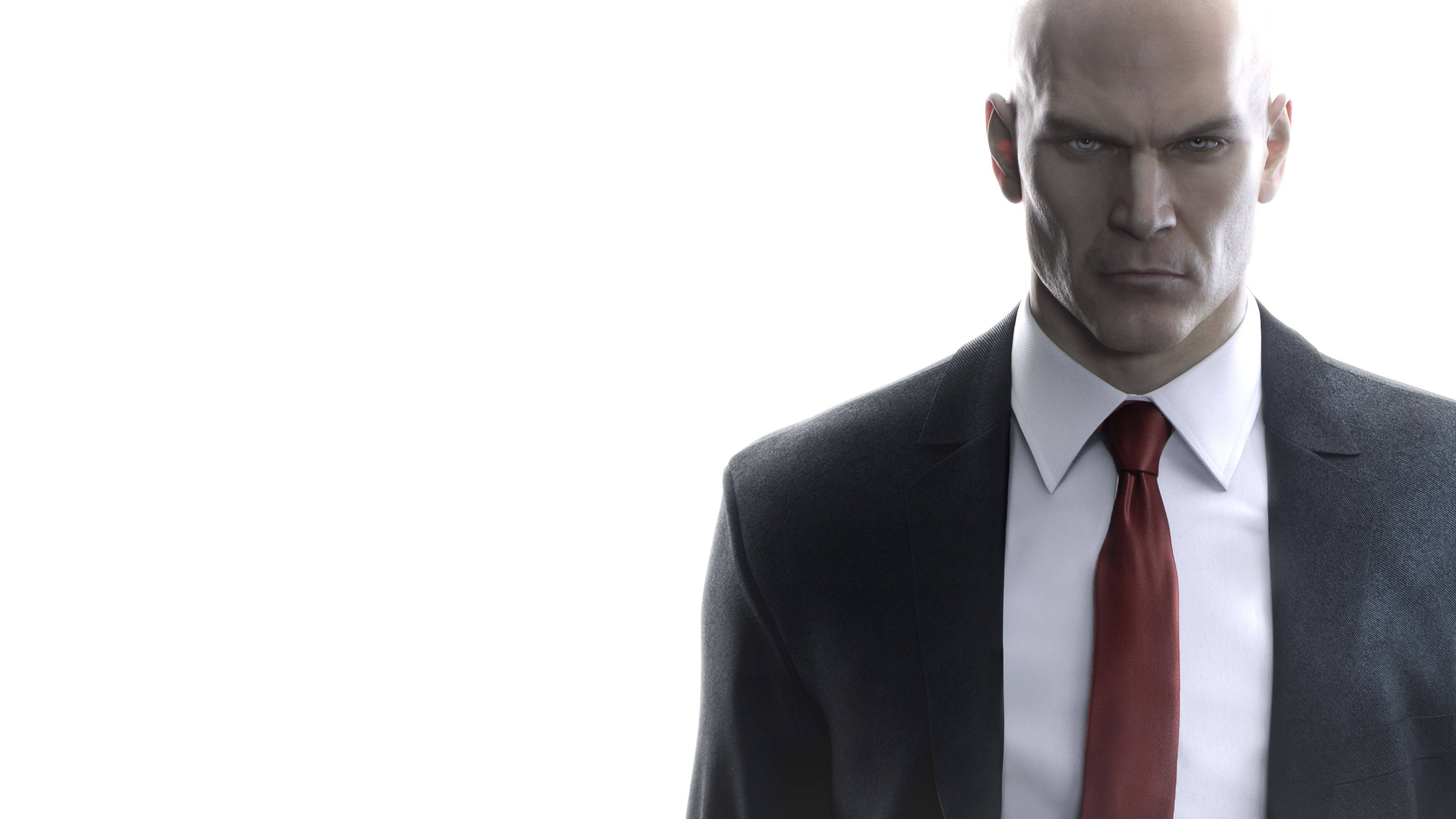 Hitman, bald man, dark suit, 4K Desktop Wallpaper