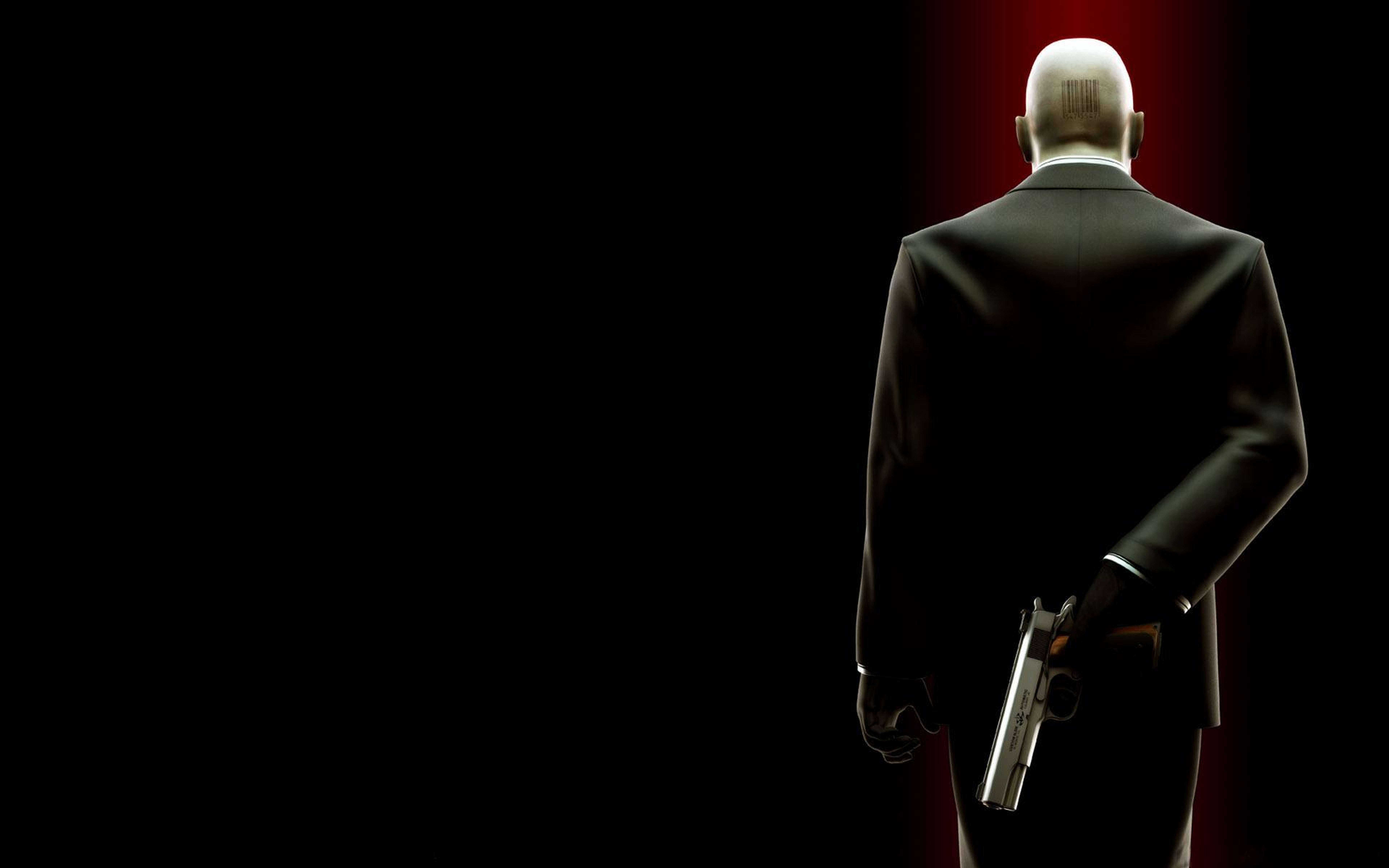 Hitman HD, hidden gun, bald man, 8K Desktop Wallpaper