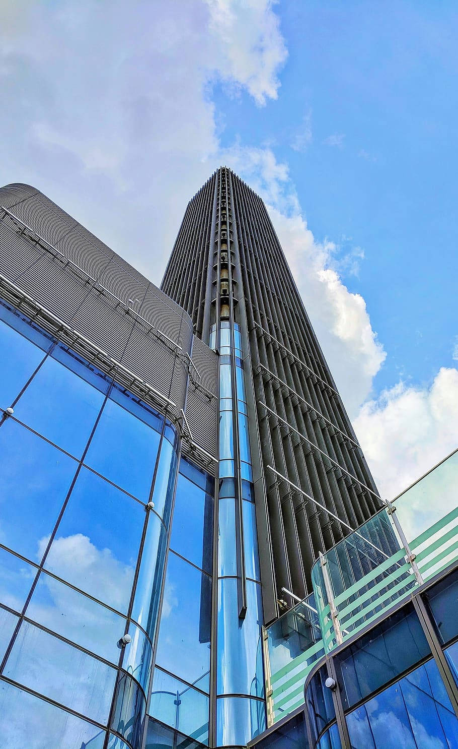 Ho Chi Minh City, glass building, sleek modern skyscraper, HD Phone Wallpaper
