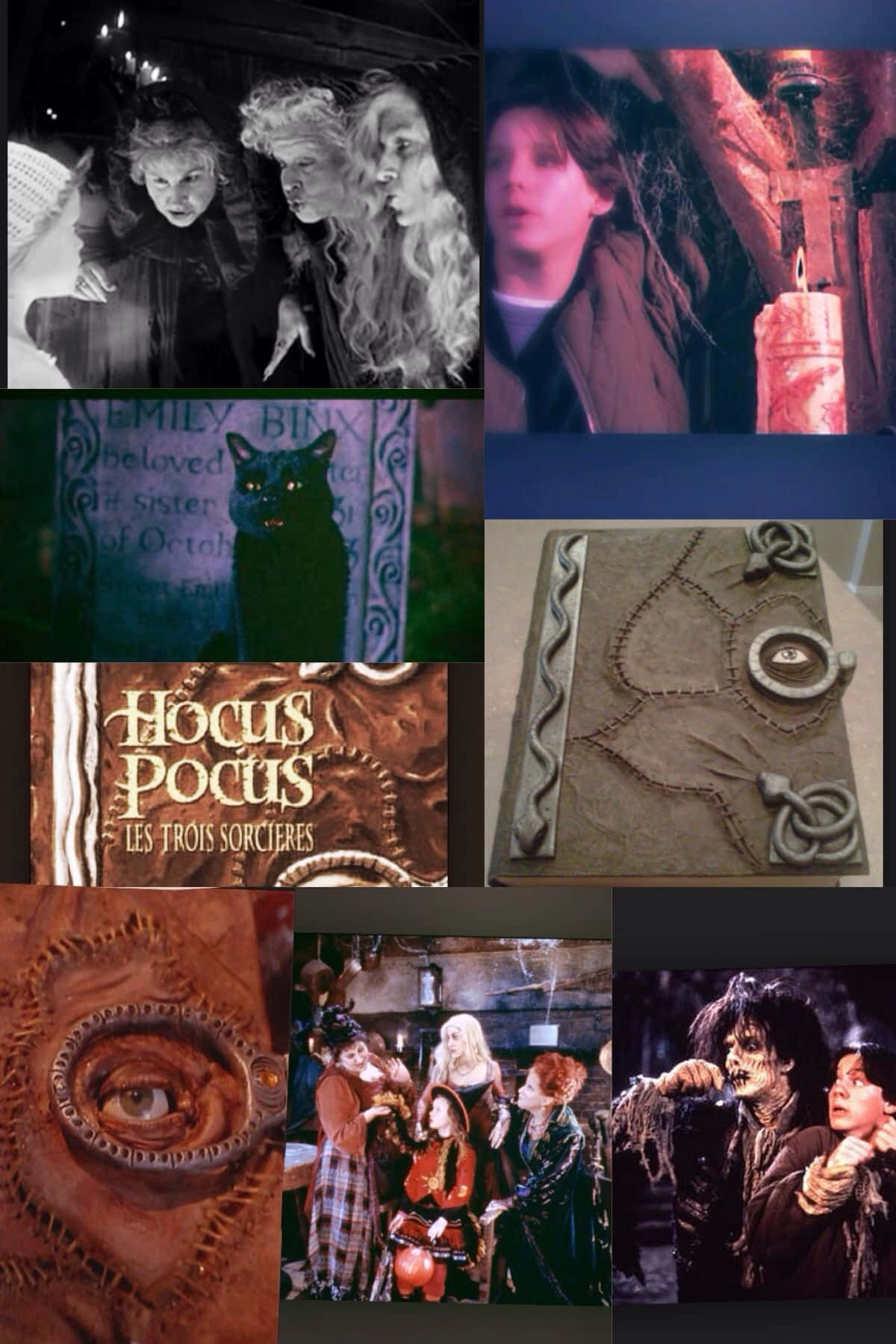 Hocus Pocus, witches candle magic, mystical eye motif, HD Phone Wallpaper