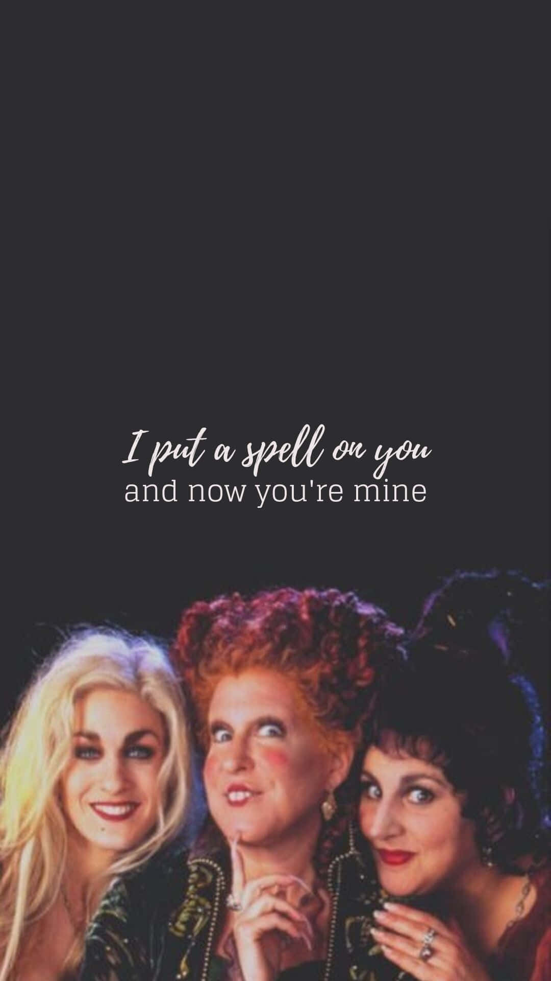 Hocus Pocus, three witches, bold makeup, Full HD Phone Wallpaper