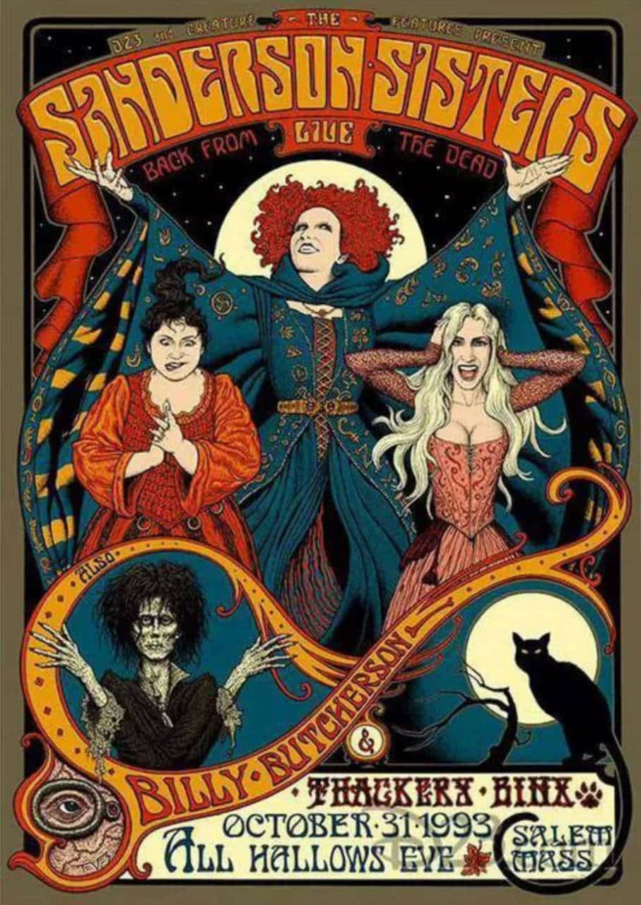 Hocus Pocus, iPhone, three witches, HD Phone Wallpaper