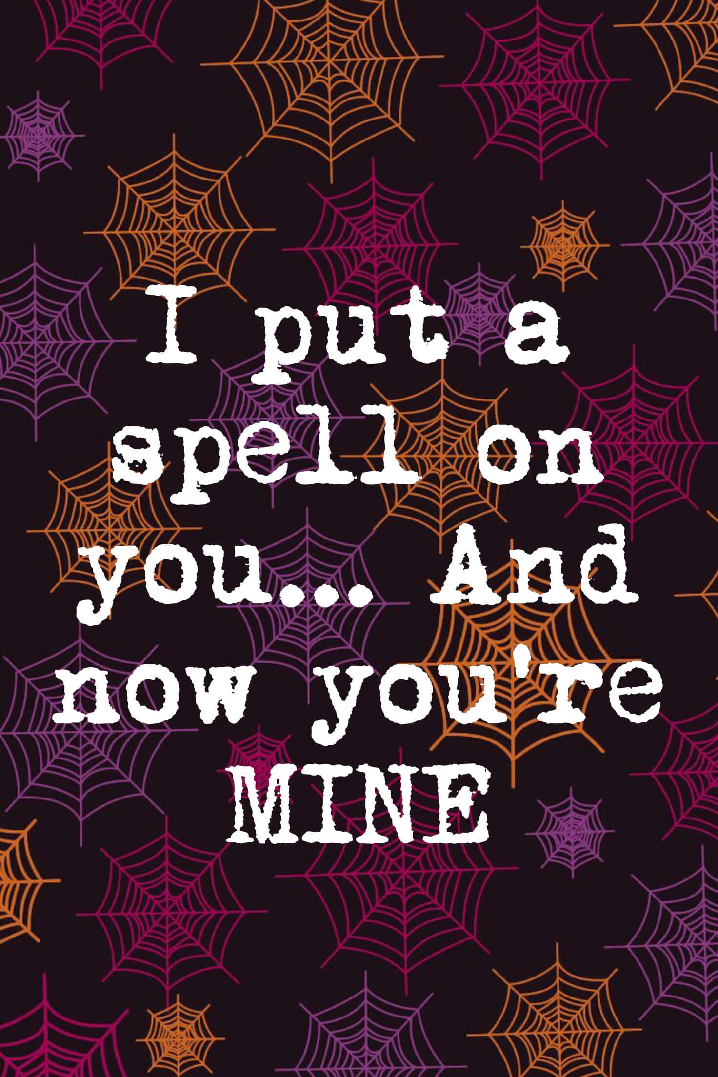 Hocus Pocus, iPhone, dark purple background, Full HD Phone Wallpaper