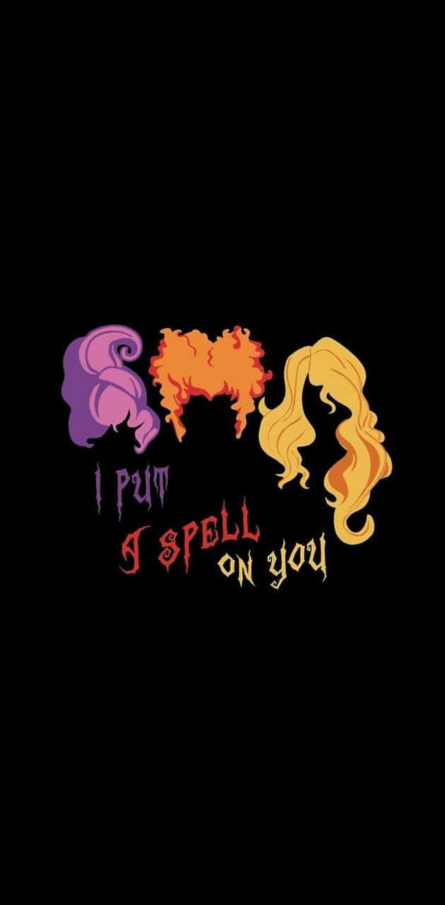 Hocus Pocus, iPhone, three witch silhouettes, HD Phone Wallpaper