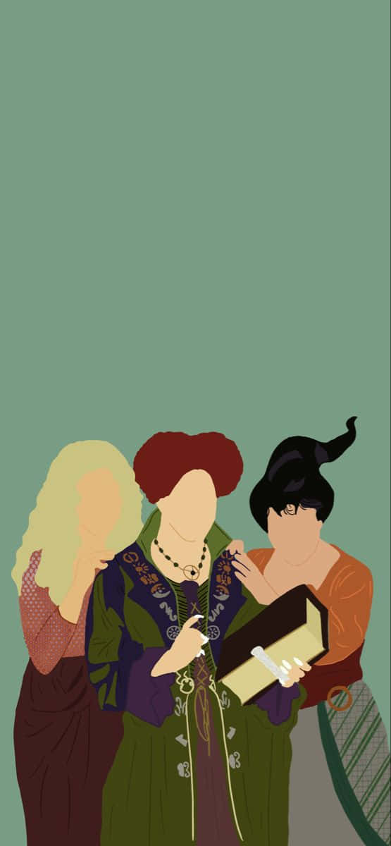Hocus Pocus, iPhone, witches, SD Phone Wallpaper