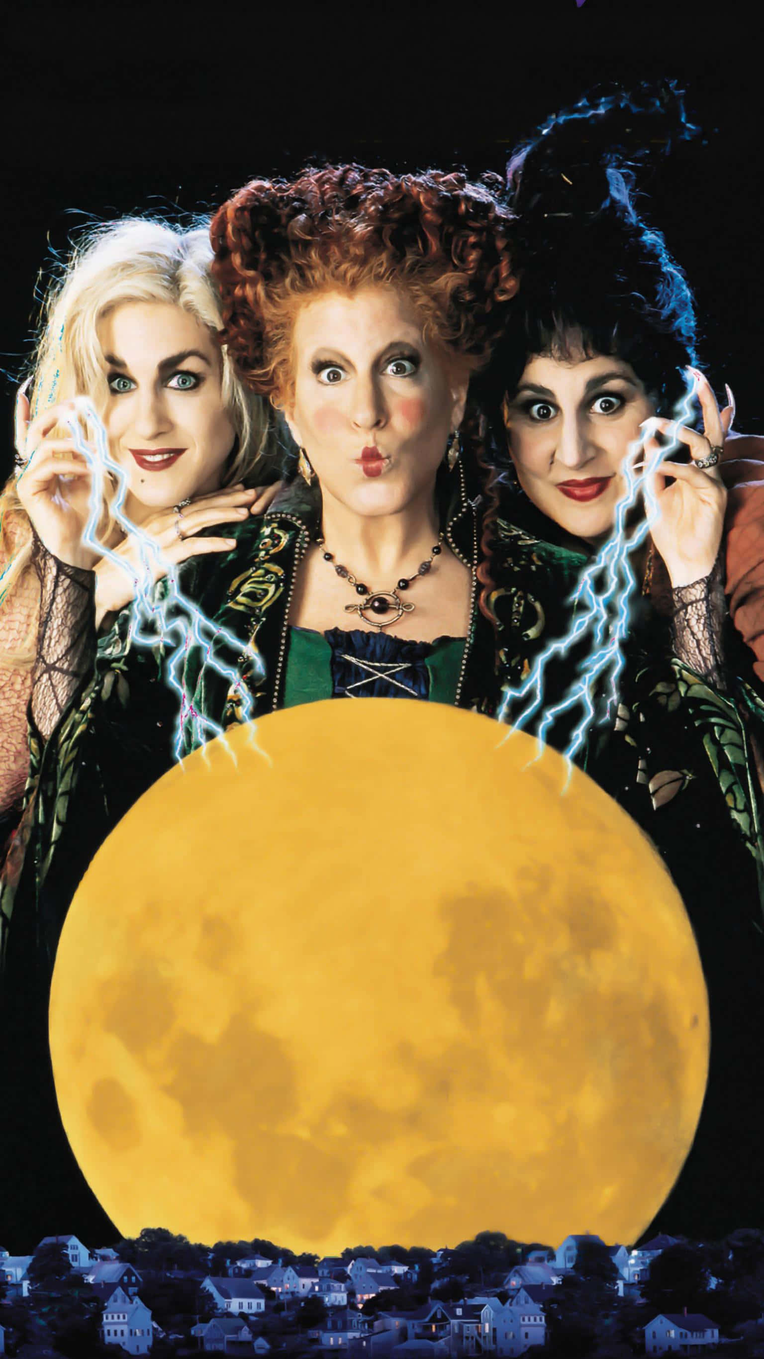 Hocus Pocus, iPhone, crystal ball, 2K Phone Wallpaper