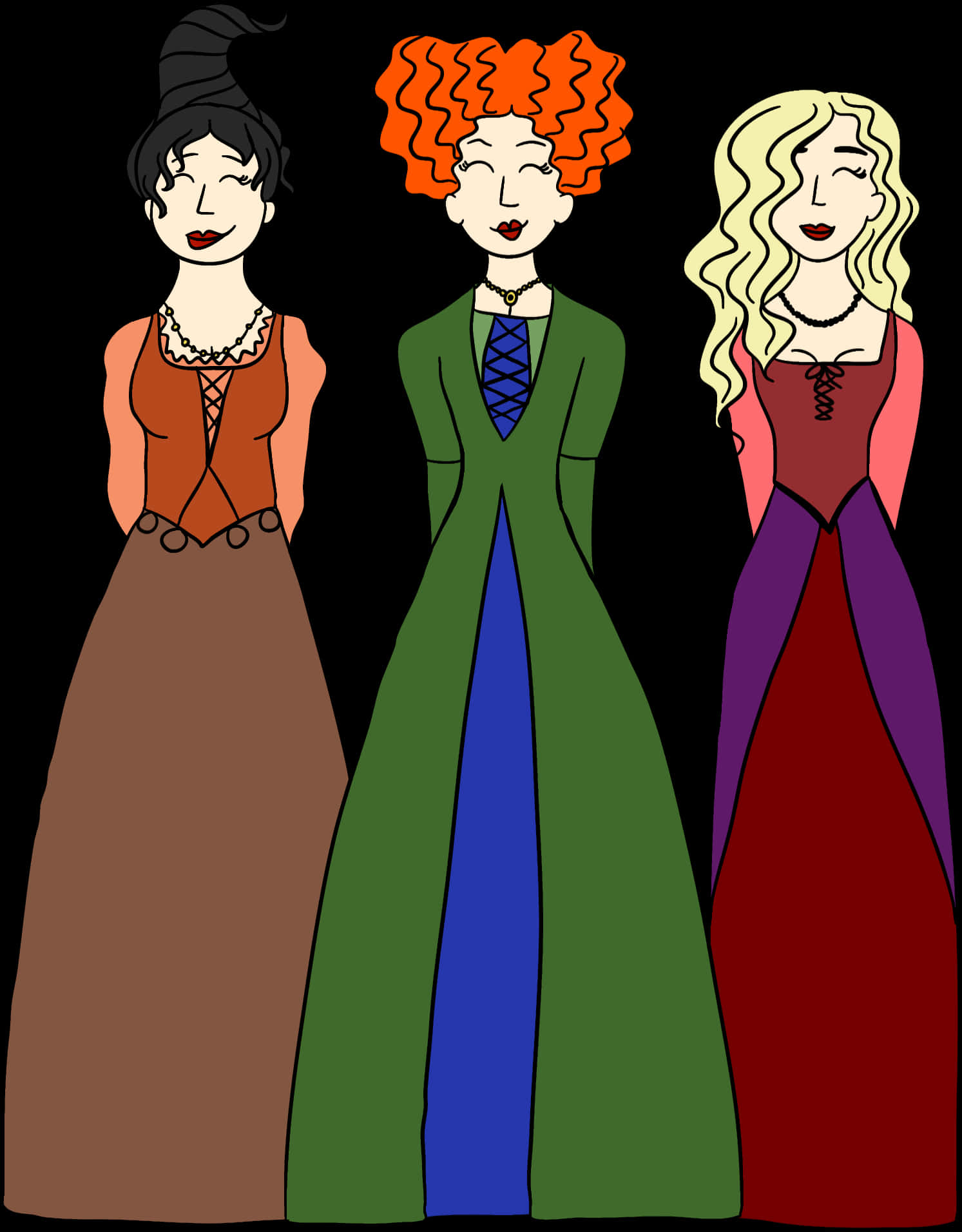 Hocus Pocus, witch sisters, cartoon, HD Phone Wallpaper