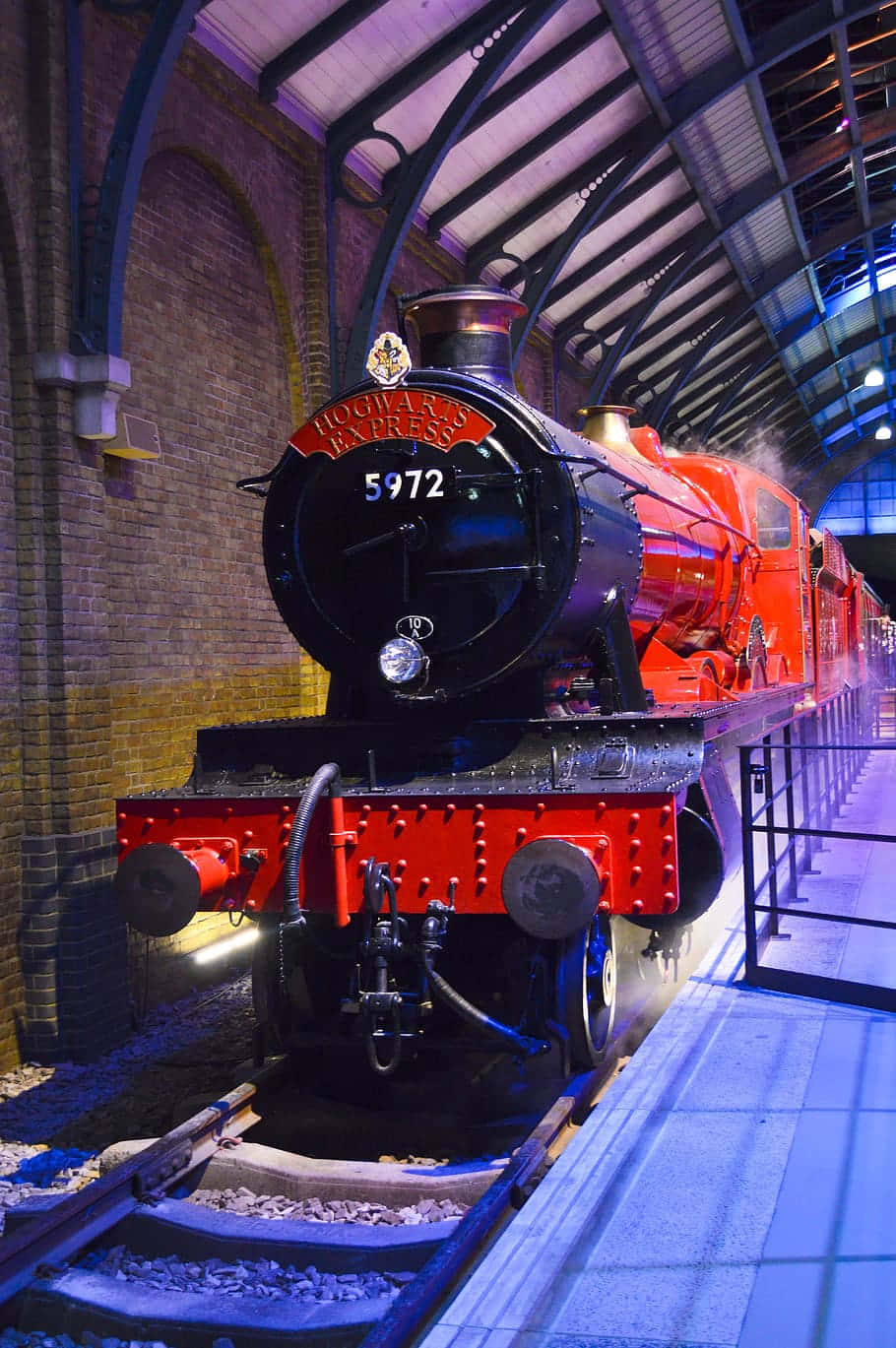 Hogwarts Express, 5972, red, HD Phone Wallpaper