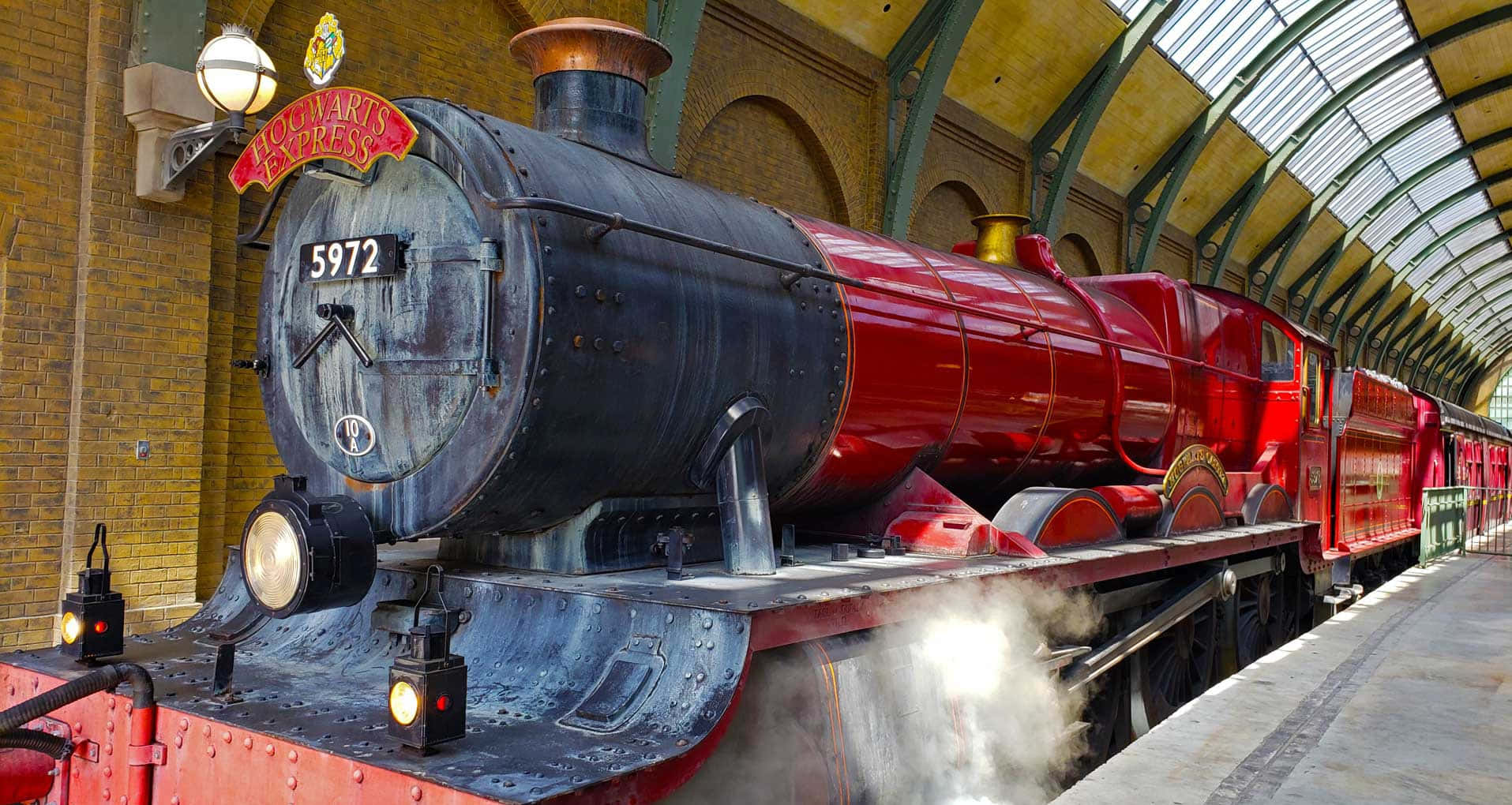 Hogwarts Express, 1915, red, HD Desktop Wallpaper