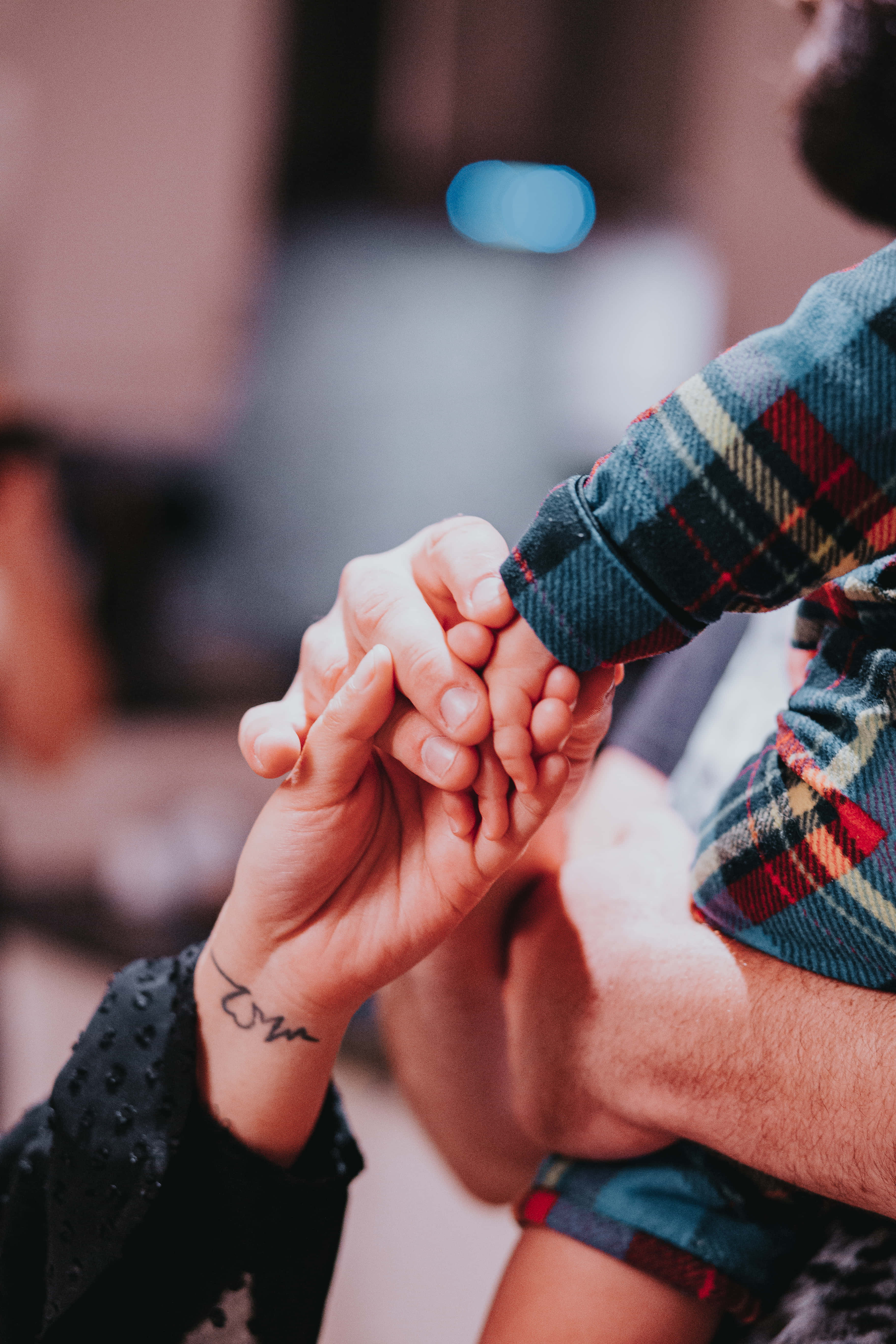 Familiar Touch Of Parents, tattooed wrist, plaid sleeve, 5K Phone Wallpaper