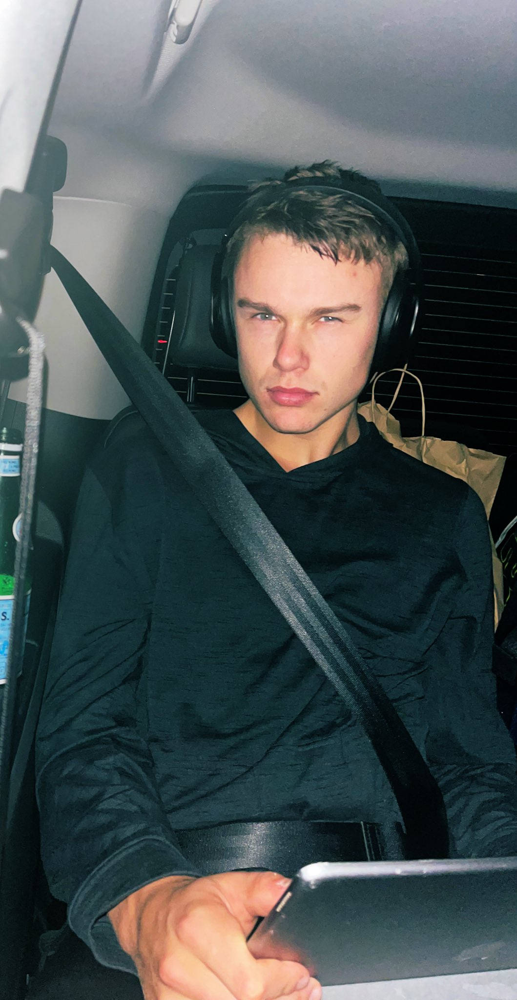 Holger Rune, car, headphones, Full HD Phone Wallpaper