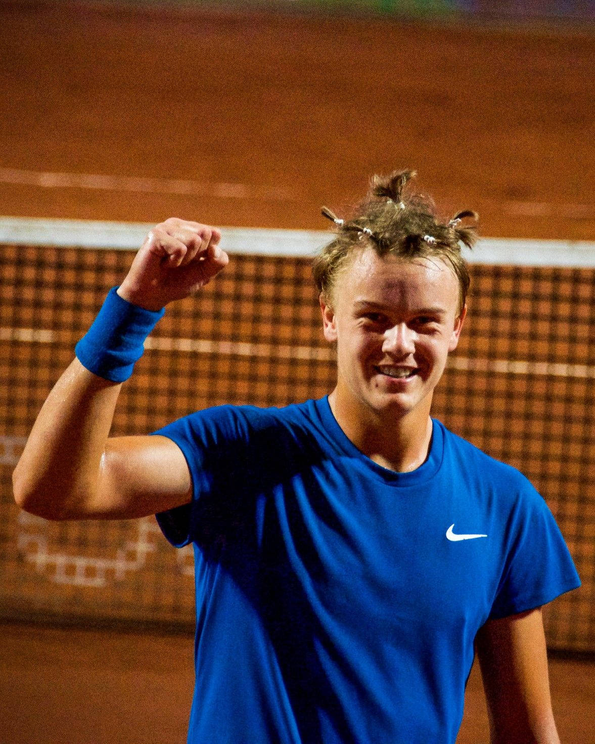 Holger Rune, Royal Blue, clay court, HD Phone Wallpaper