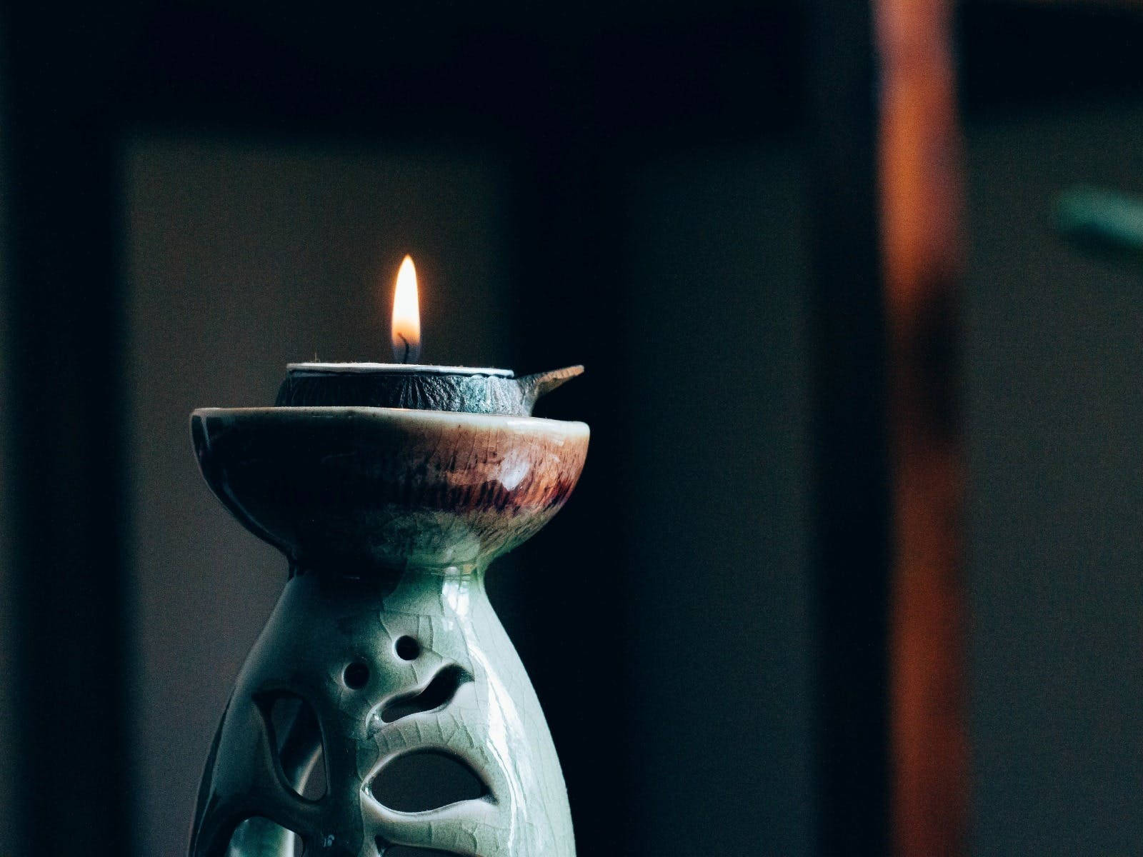 Holistic, porcelain candle, ceramic holder, HD Desktop Wallpaper