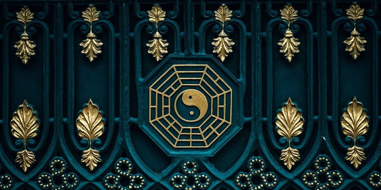 Holistic, yin yang, octagonal trigrams, SD Desktop Wallpaper