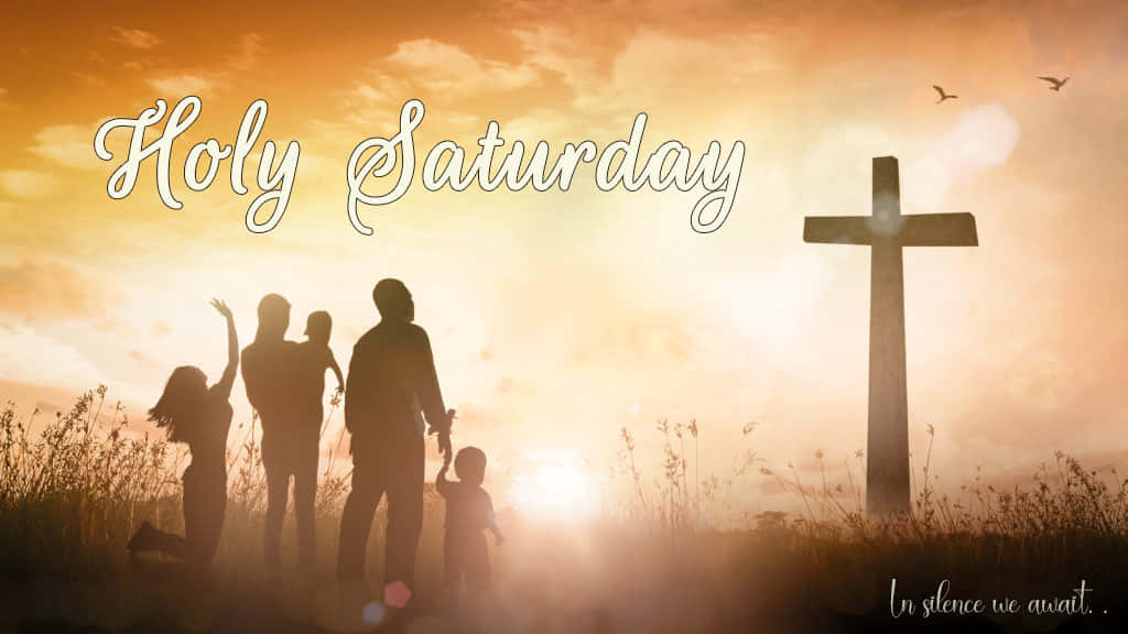 Holy Saturday, Catholic Churchgoers, cross, SD Desktop Wallpaper