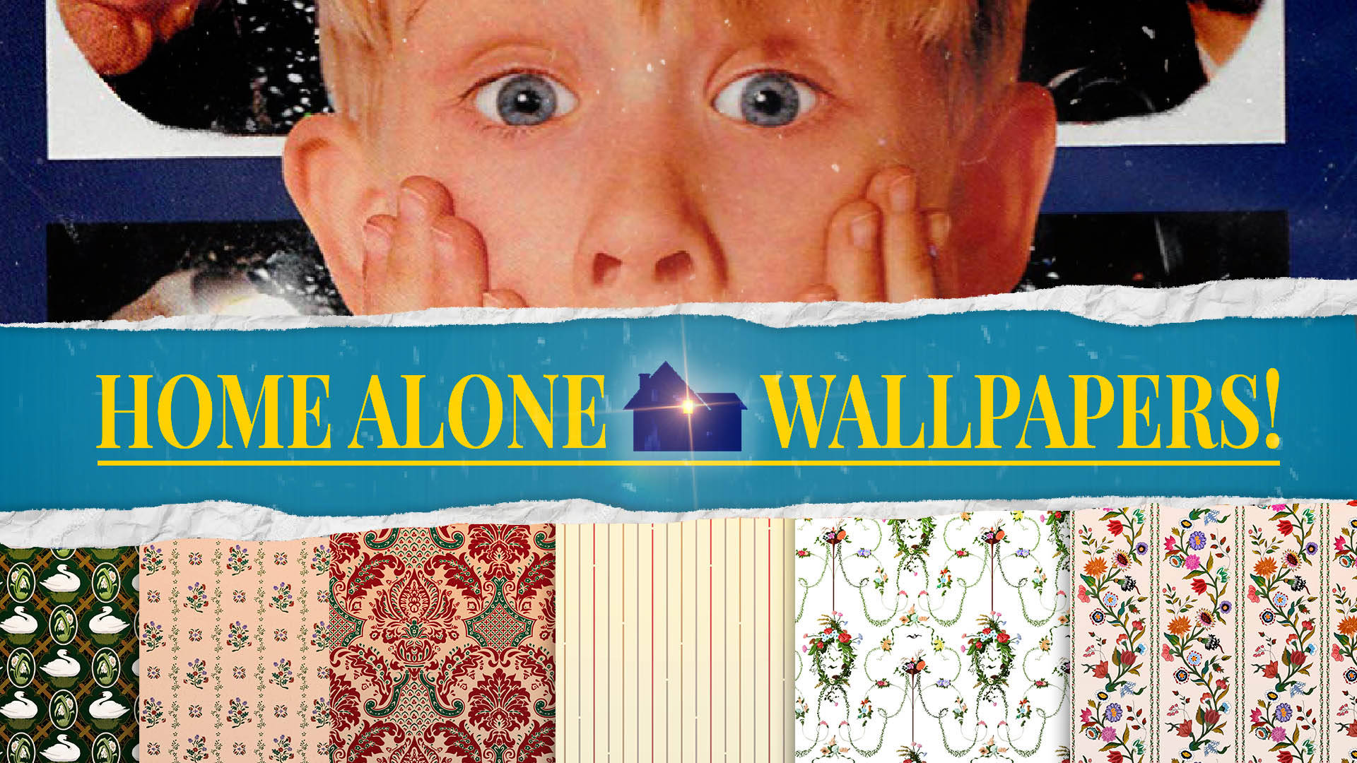 Home Alone, Home Alone Wallpapers!, torn paper, Full HD Desktop Wallpaper