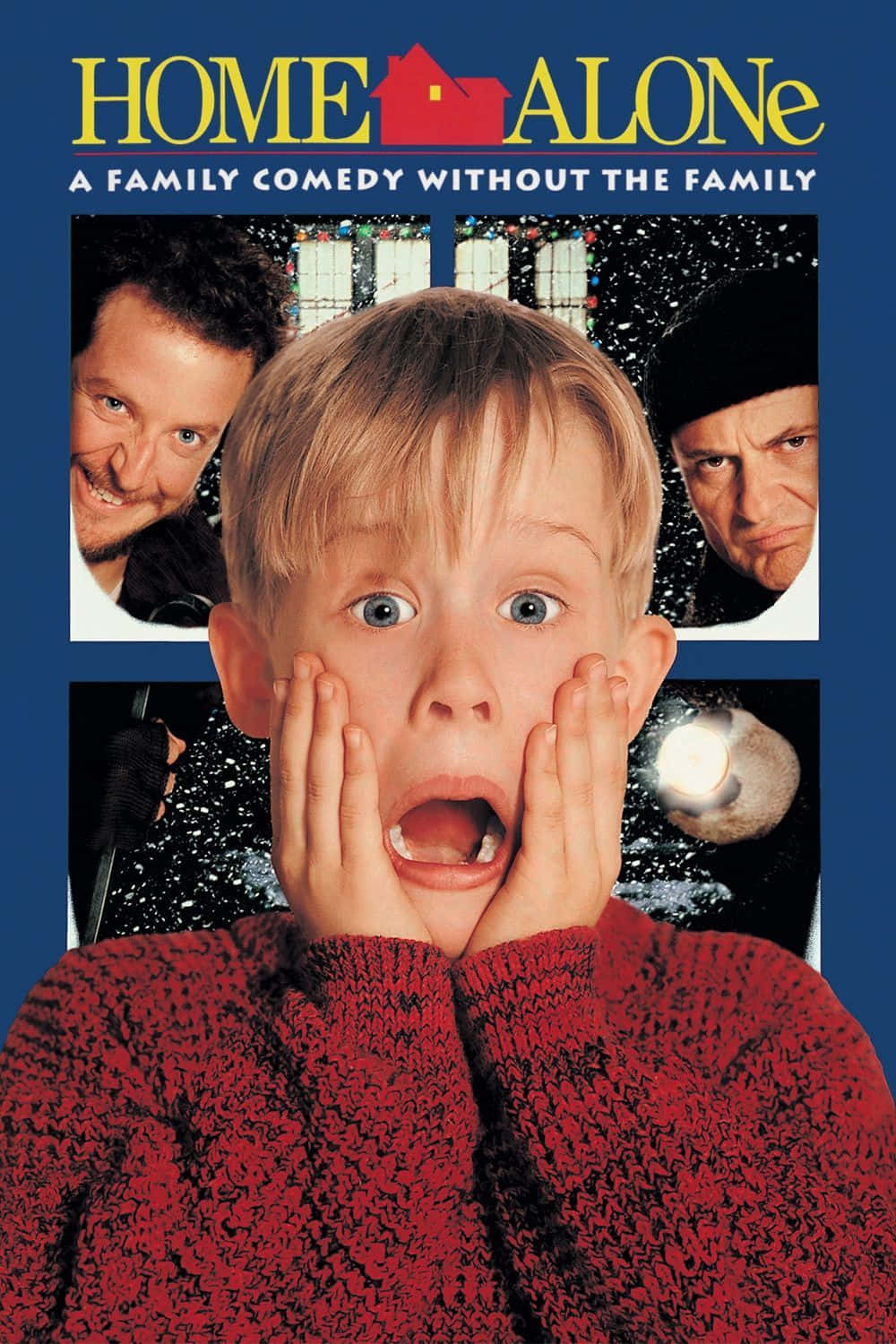 Home Alone, red sweater, menacing men, HD Phone Wallpaper
