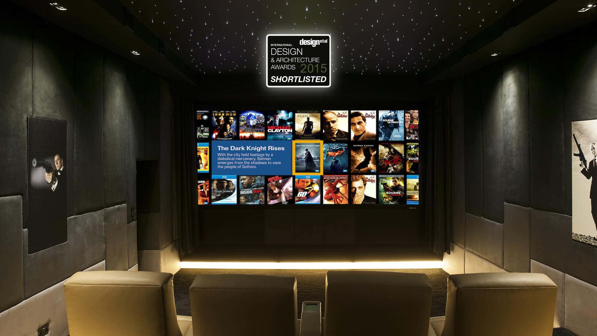 Home Cinema, 1920 x 1080, starry ceiling, Full HD Desktop Wallpaper