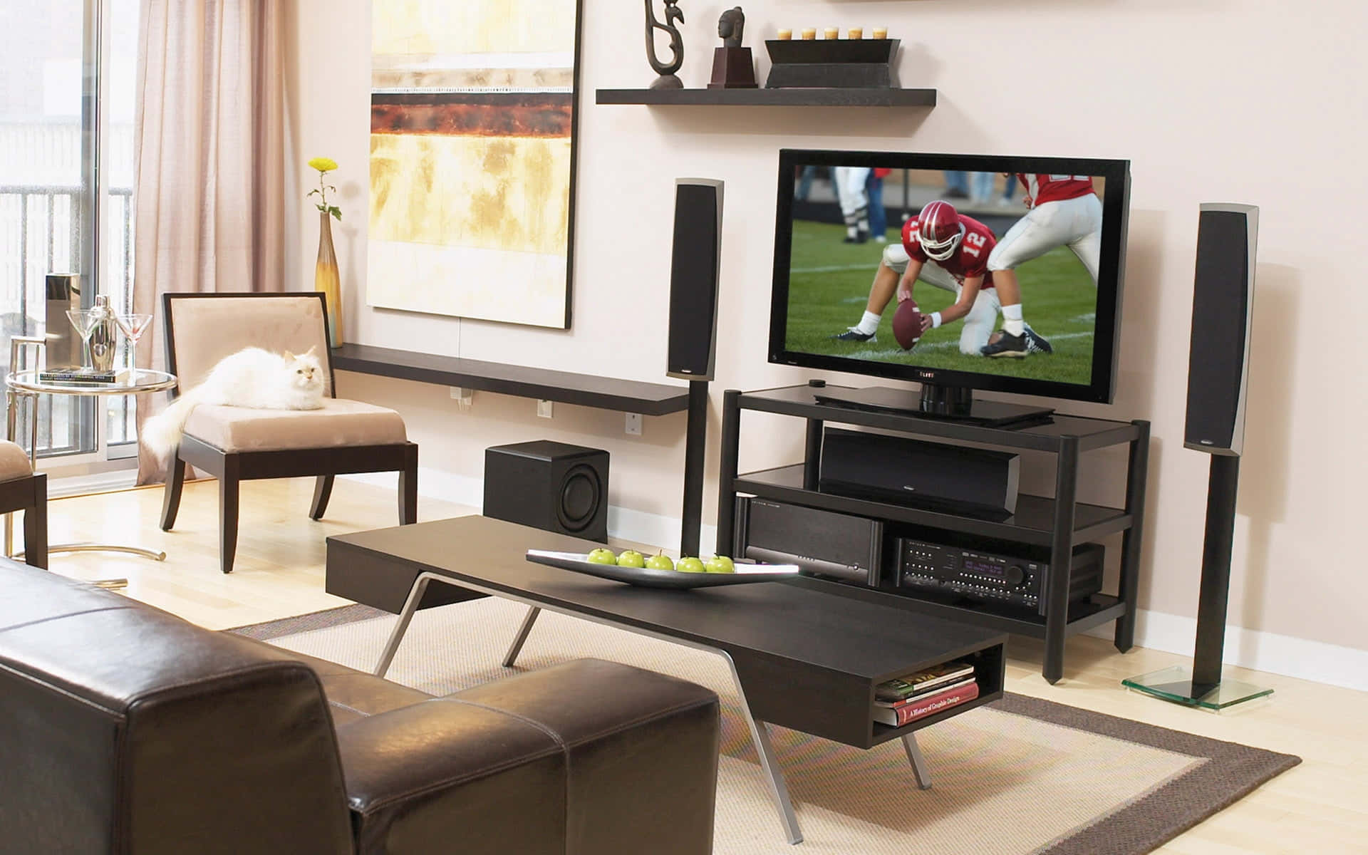 Home Cinema, 1920 x 1200, football game, Full HD Desktop Wallpaper