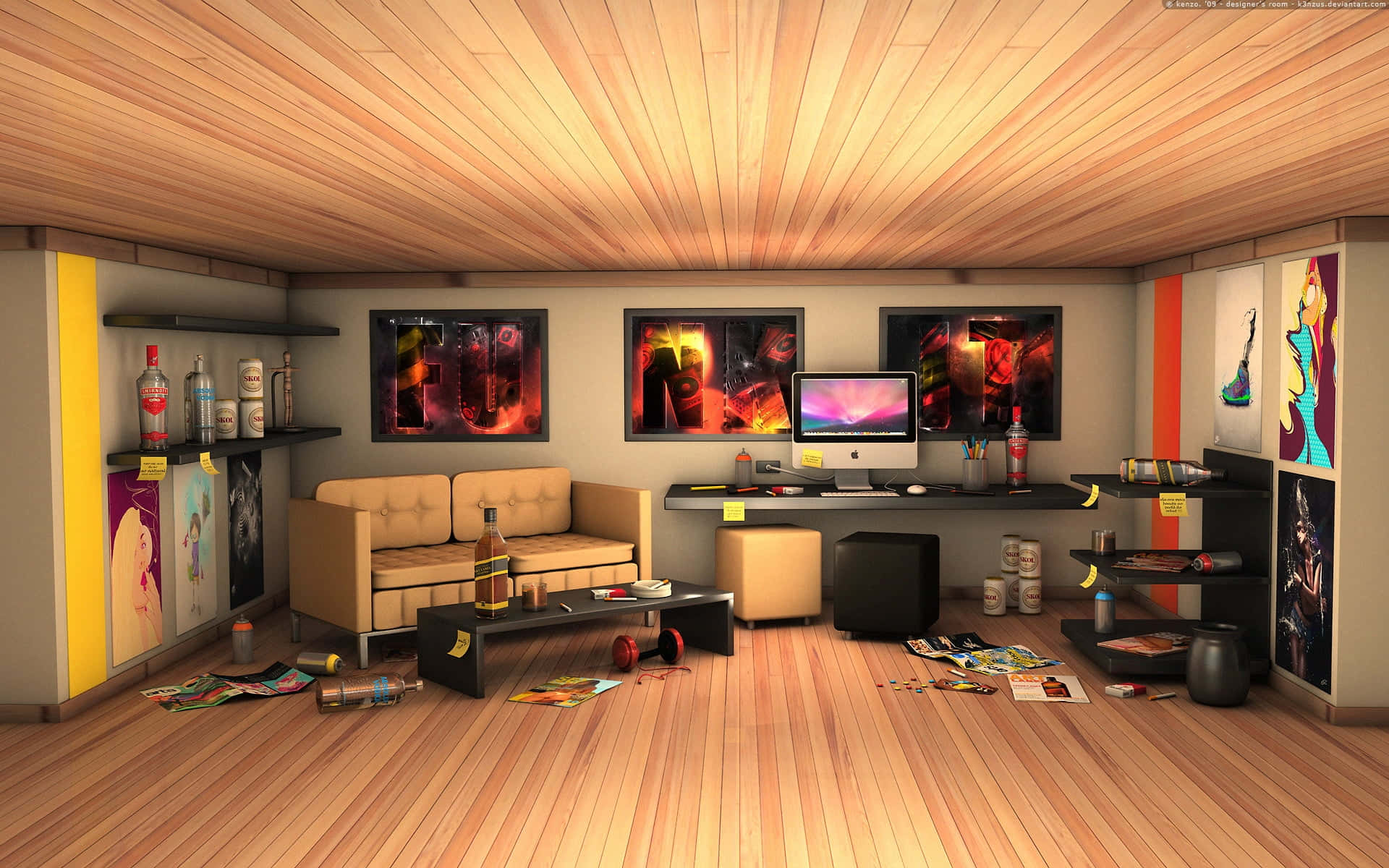 Home Entertainment, 1920 x 1200, digital artist's studio, Full HD Desktop Wallpaper