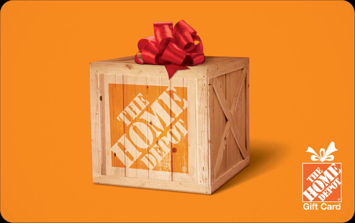 Home Depot, wooden crate, red bow, SD Desktop Wallpaper