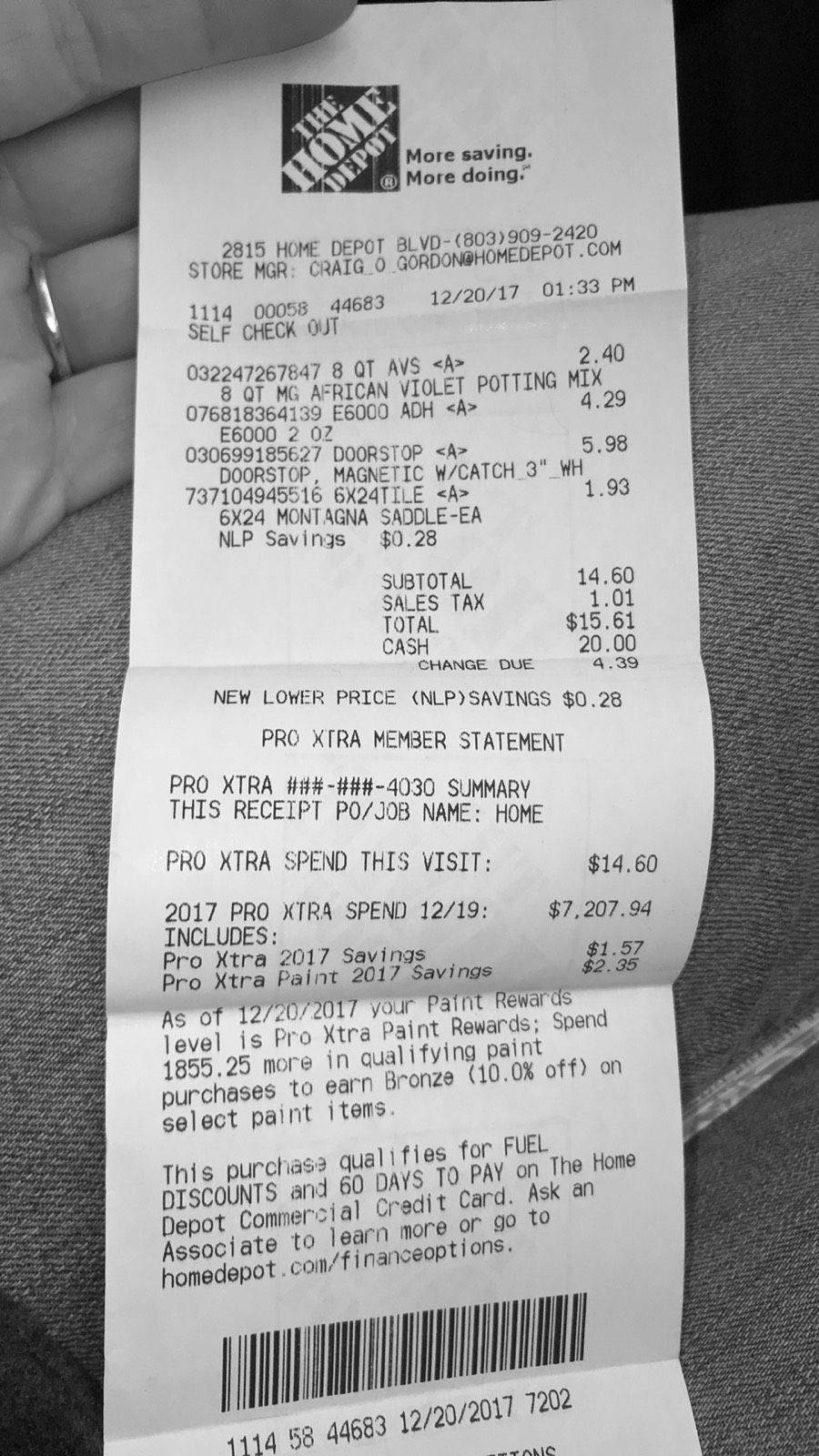 Home Depot, receipt, paint, HD Phone Wallpaper