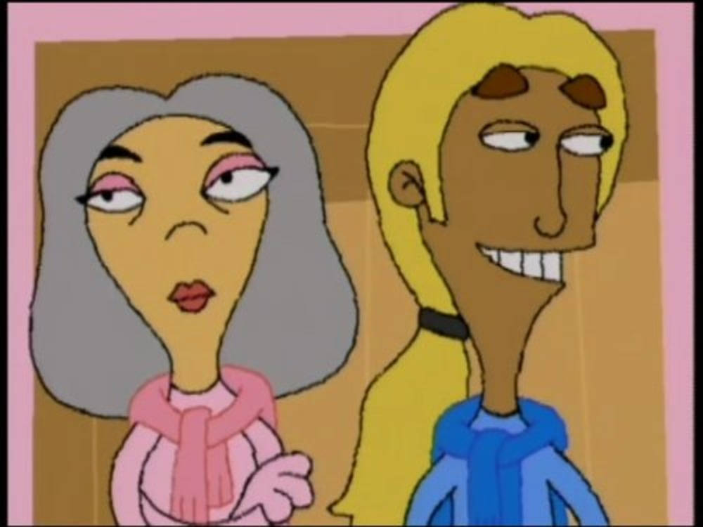 Home Movies, cartoon characters, exaggerated features, SD Desktop Wallpaper