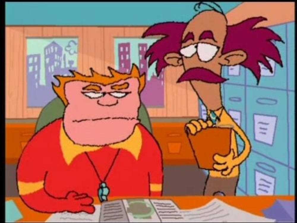 Home Movies, cartoon characters, office, SD Desktop Wallpaper