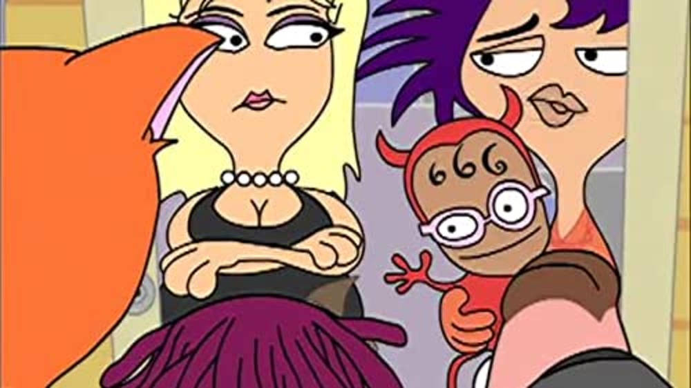 Home Movies, demon costume, animated characters, SD Desktop Wallpaper