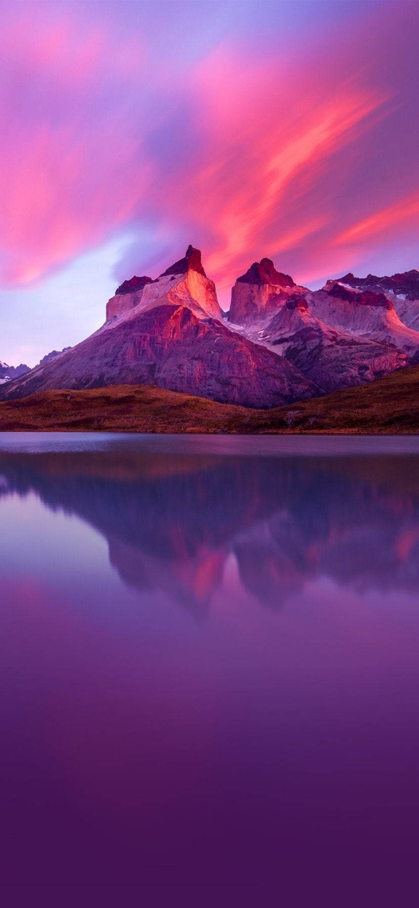 iPhone XR, pink, sunset, HD Phone Wallpaper