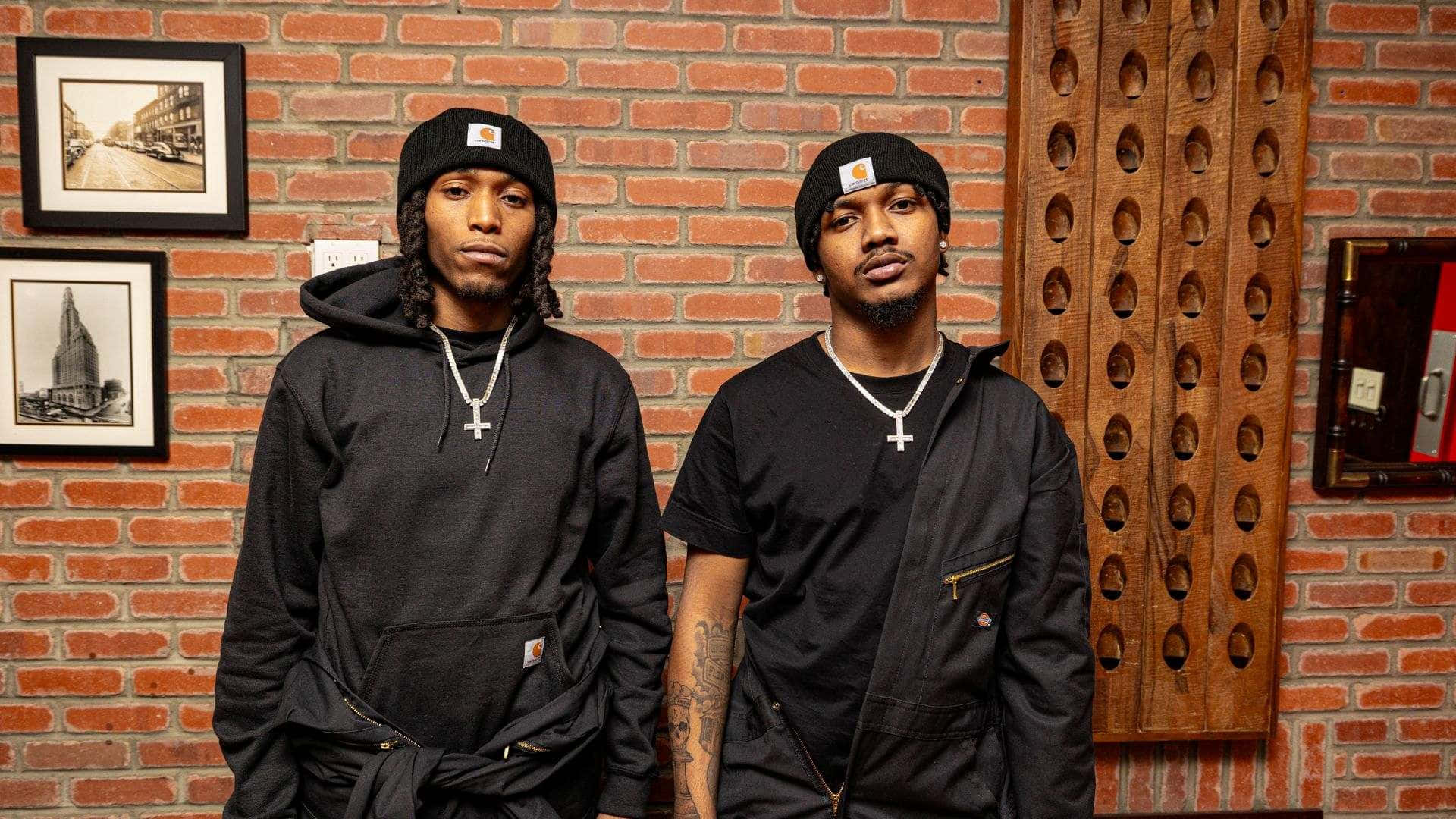 Homixide Gang, black Carhartt gear, beanies, Full HD Desktop Wallpaper