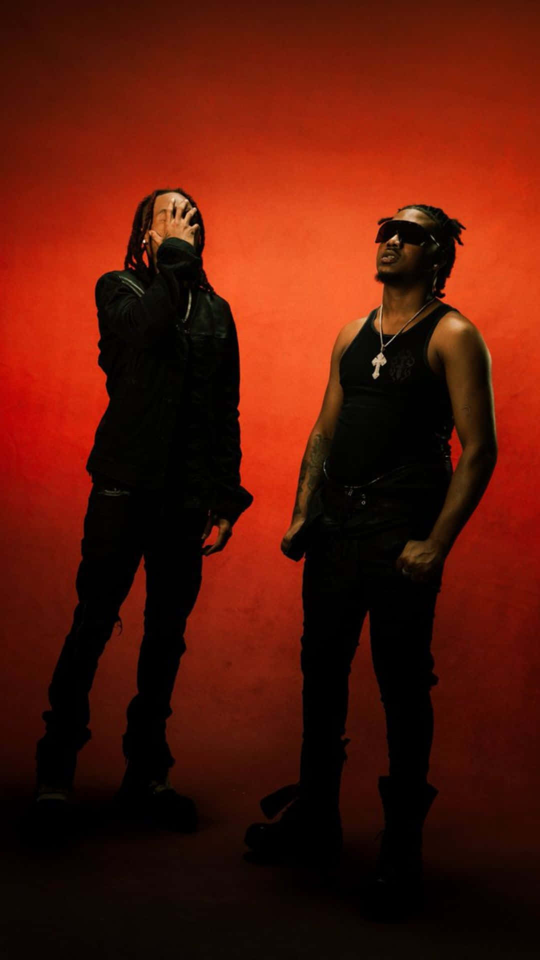 Homixide Gang, duo style, dark clothing, Full HD Phone Wallpaper