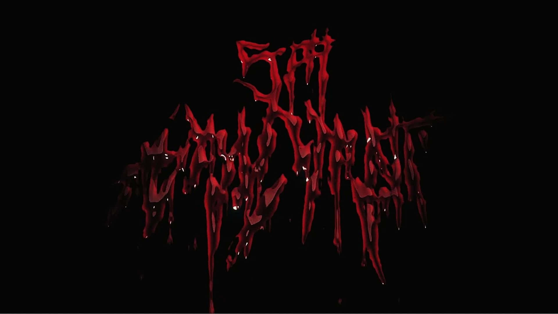 Homixide Gang, gothic red dripping text, black background, Full HD Desktop Wallpaper