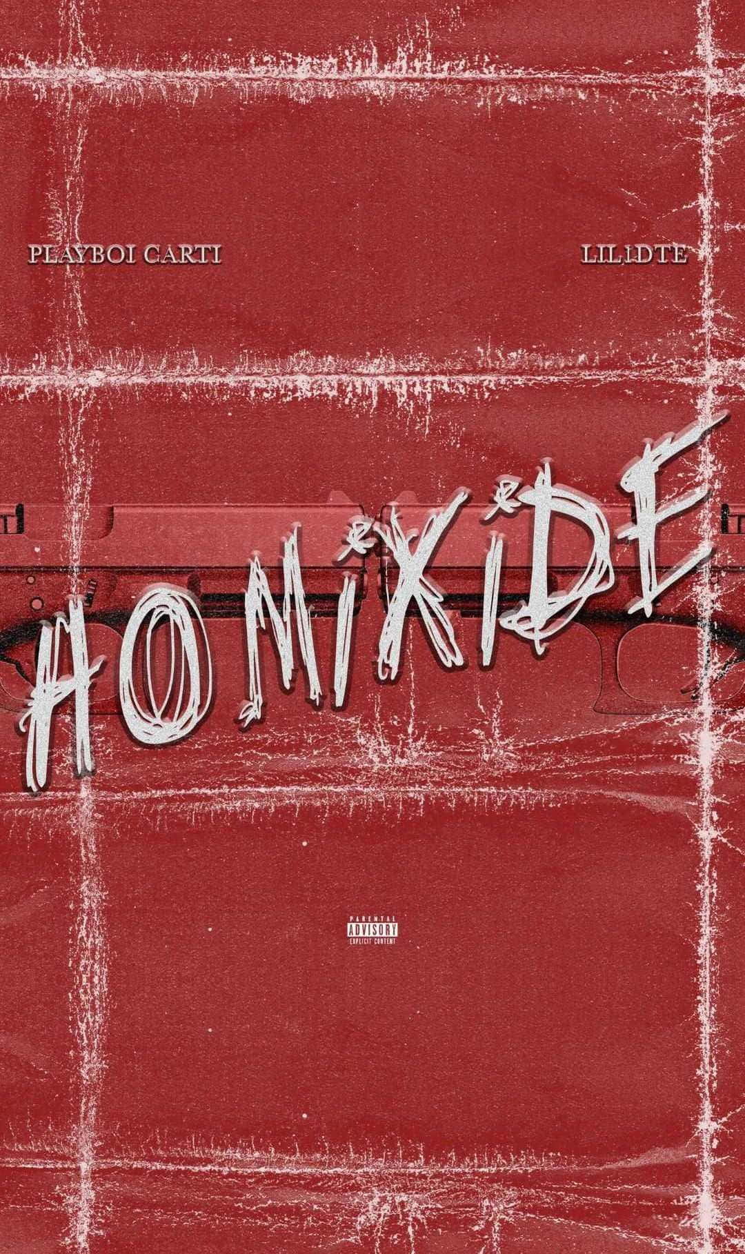 Homixide Gang, album cover, white graffiti-style text, HD Phone Wallpaper